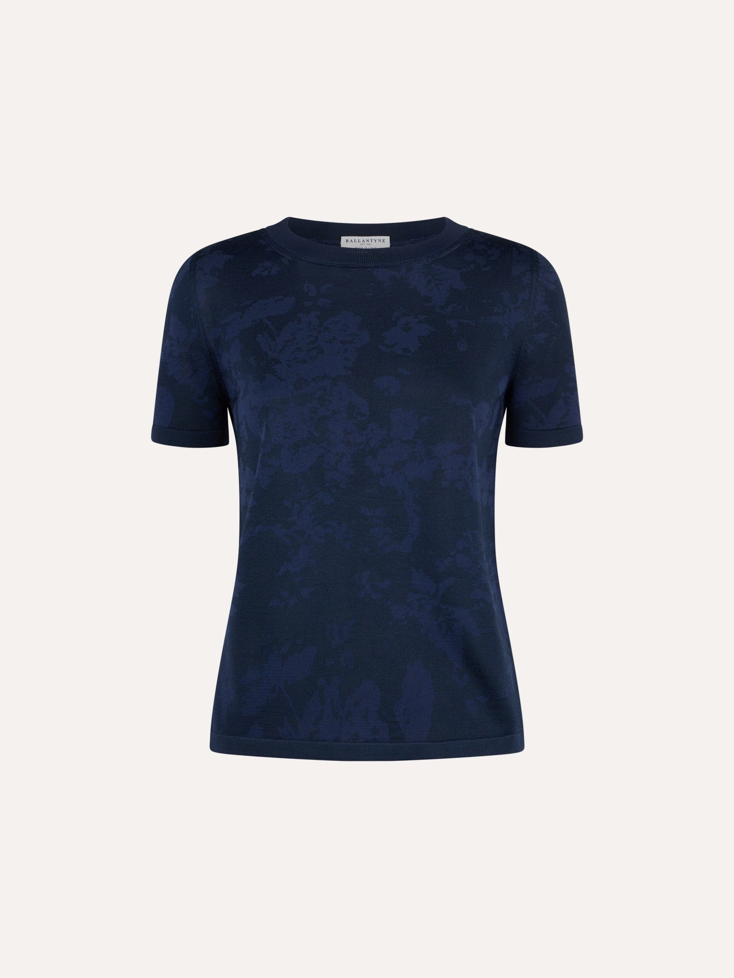 Ballantyne T-SHIRT JACQUARD FLOREALE - COD. B1W260 14S13 93506