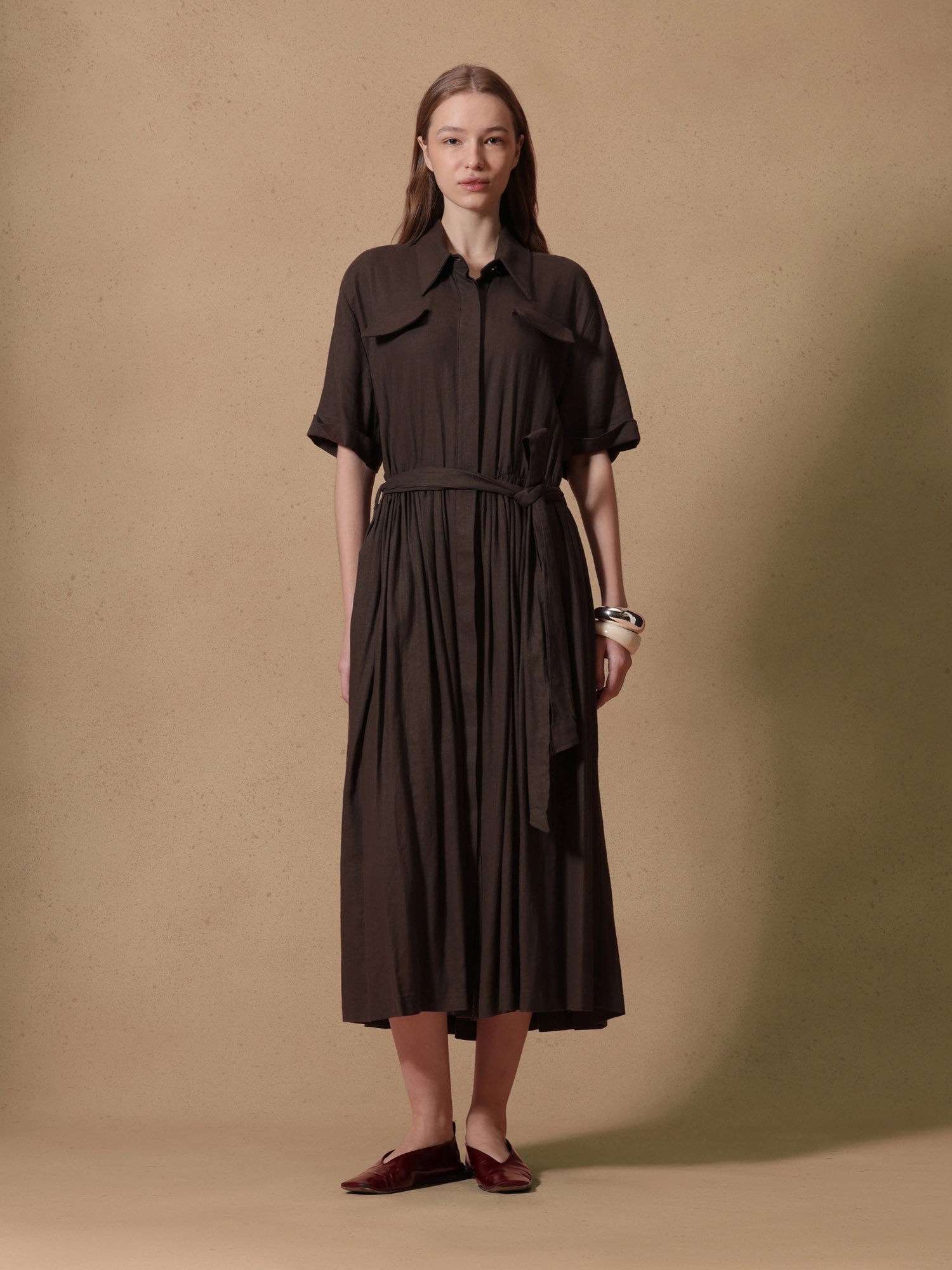 Ballantyne DRESS IN LINEN BLEND - COD. BLD239 ULR00 14590