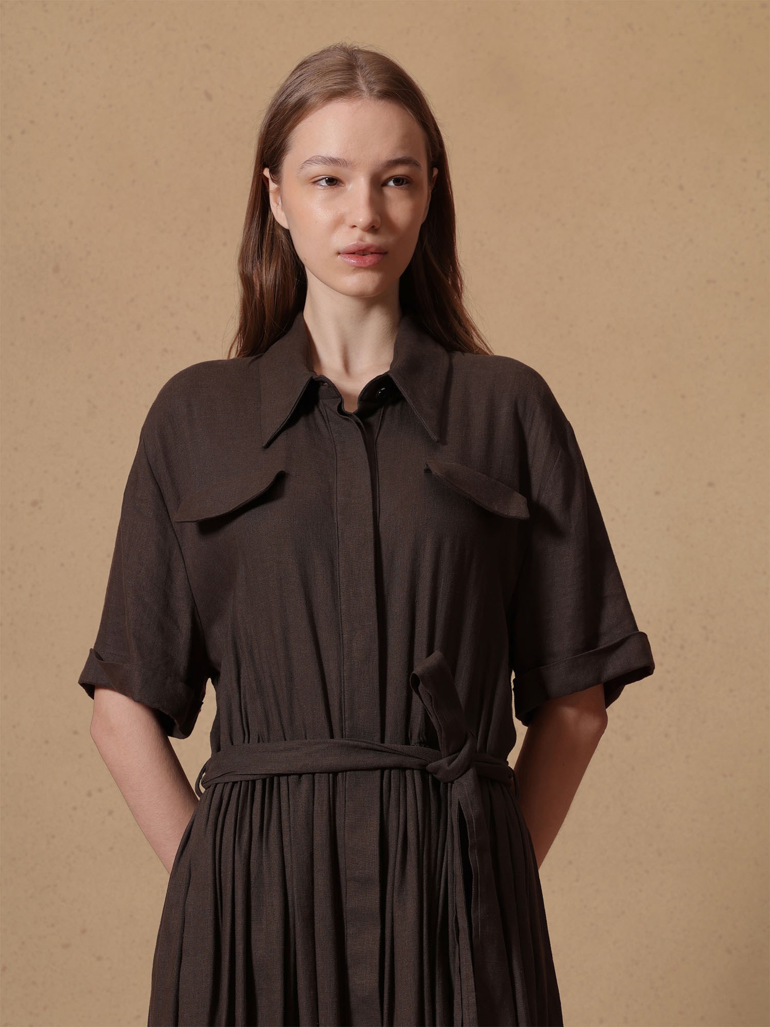 Ballantyne DRESS IN LINEN BLEND - COD. BLD239 ULR00 14590