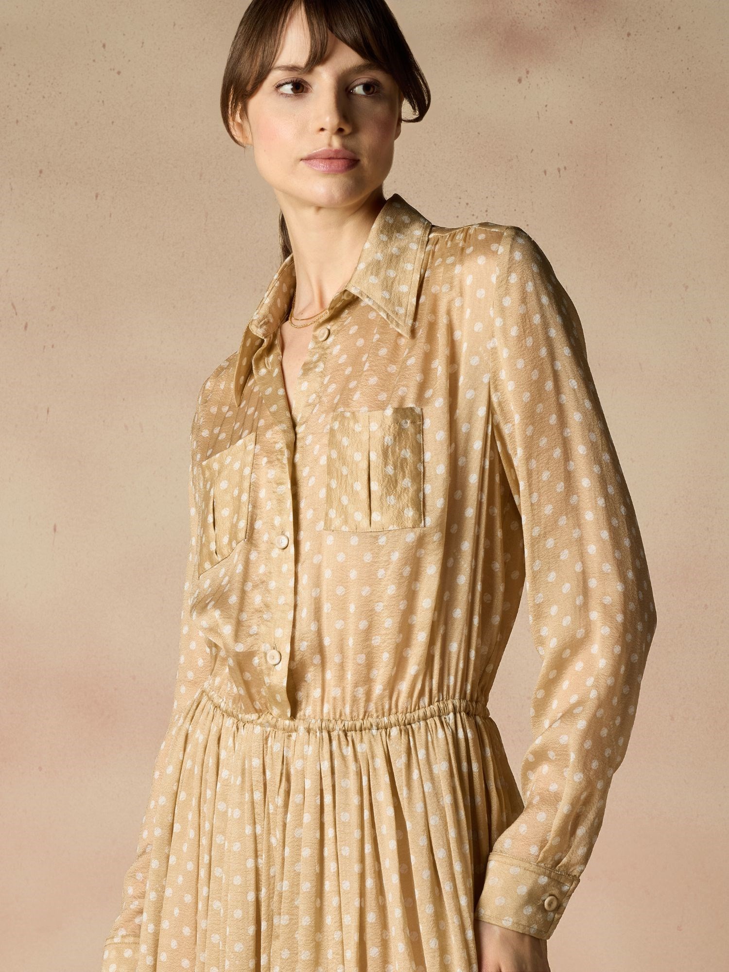 Ballantyne DRESS IN POLKA DOT SILK - COD. BLD242 SSI84 74003