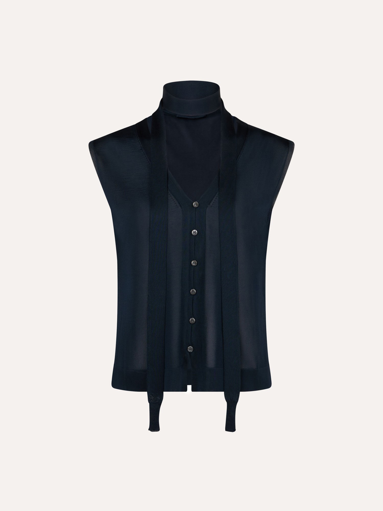 Ballantyne VEST WITH SCARF - COD. B1S157 14V64 13507