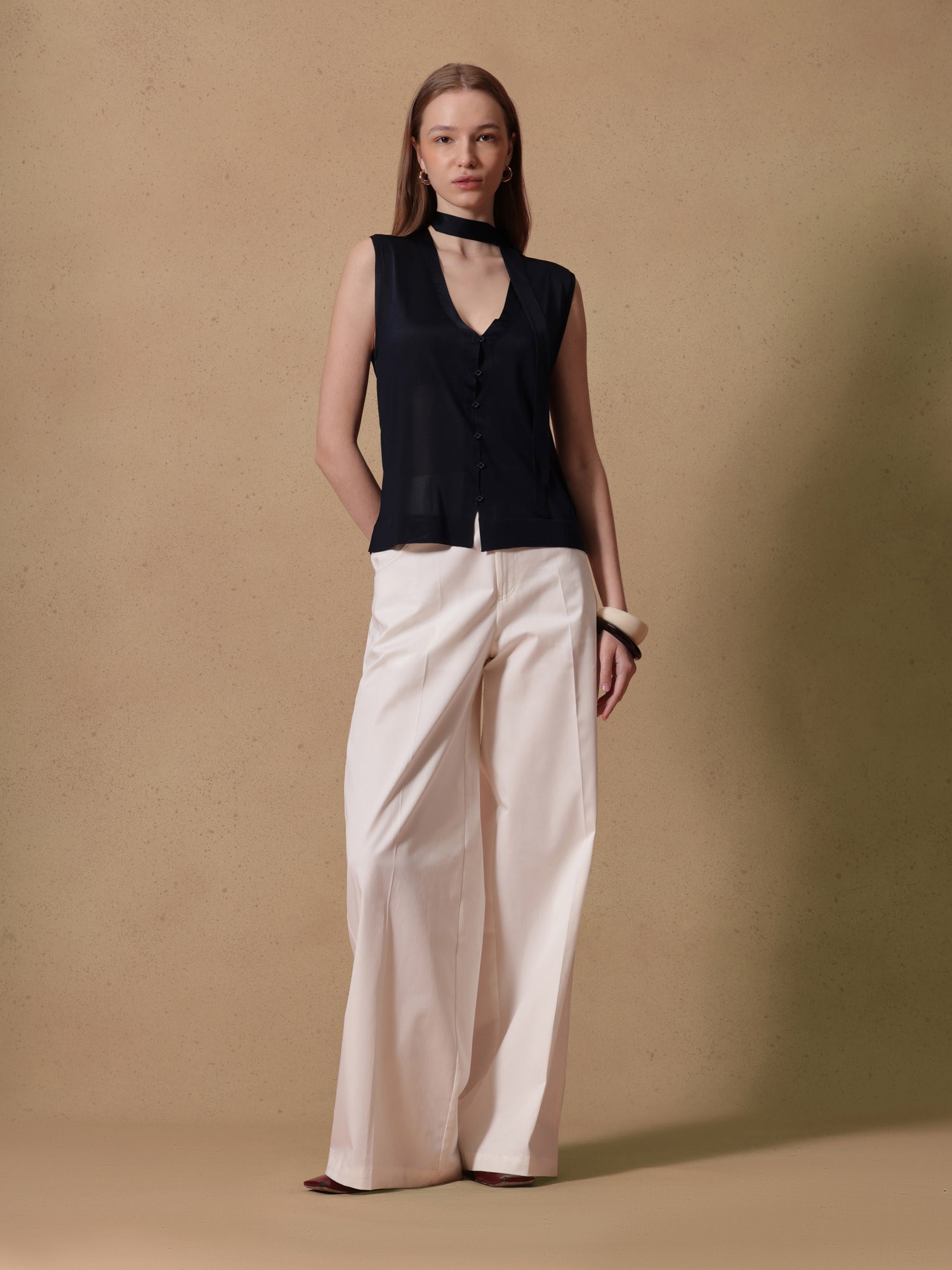Ballantyne VEST WITH SCARF - COD. B1S157 14V64 13507