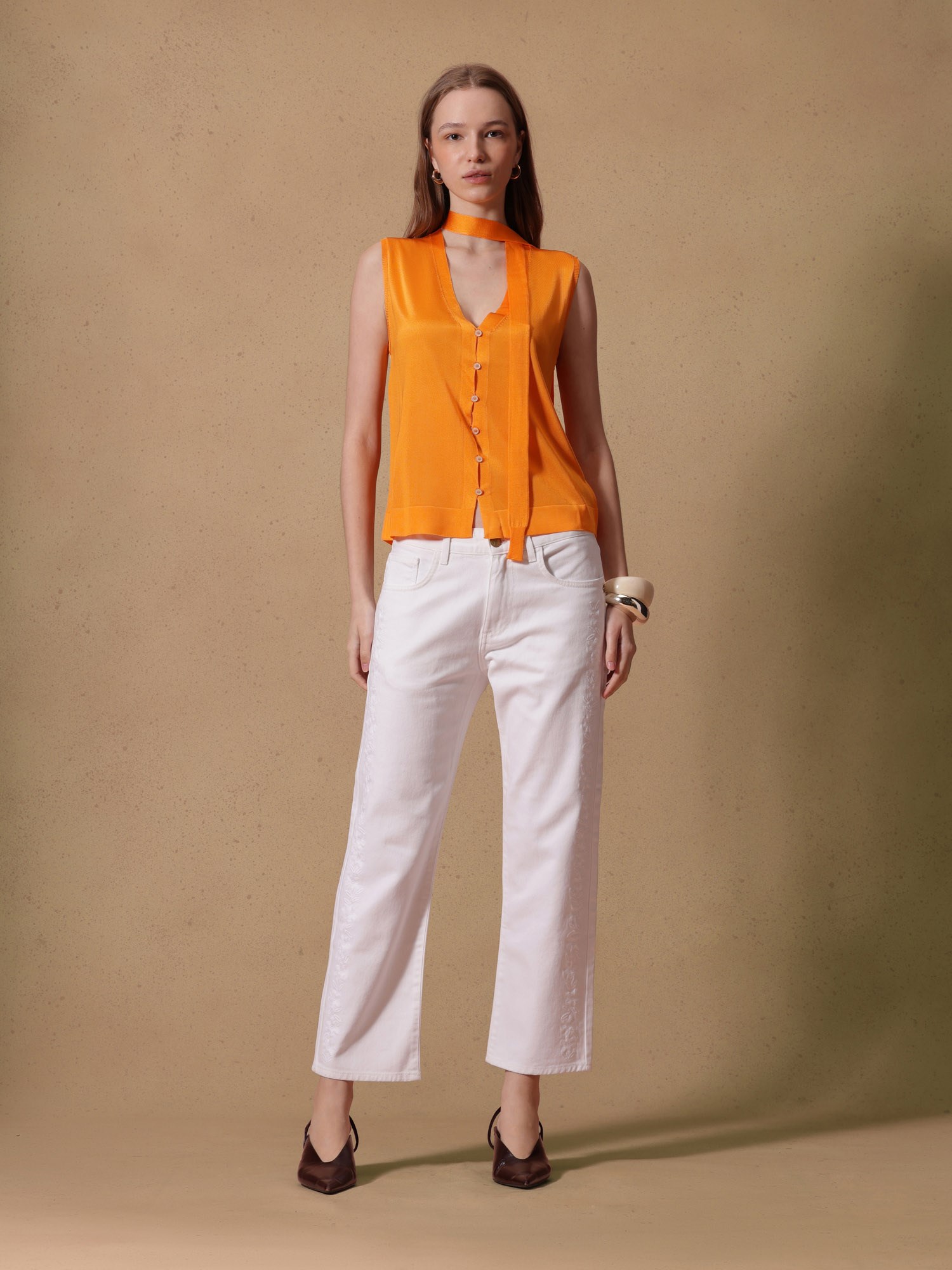 Ballantyne GILET CON SCIARPA - COD. B1S157 14V64 11596