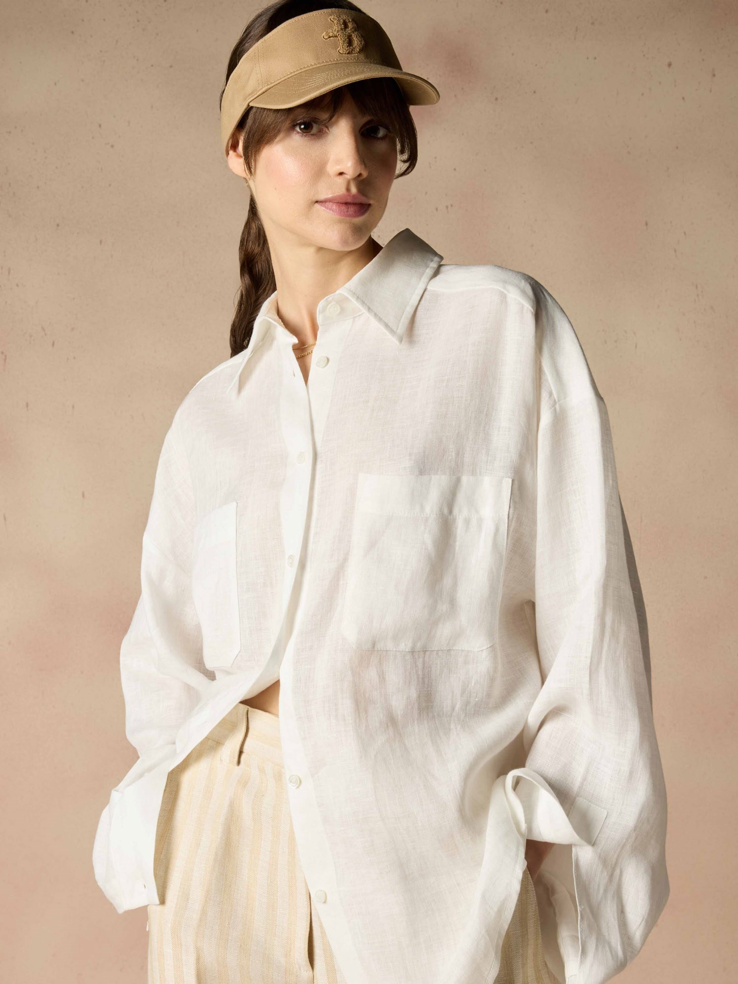 Ballantyne LINEN AND COTTON SHIRT - COD. BLH138 ULI02 10156