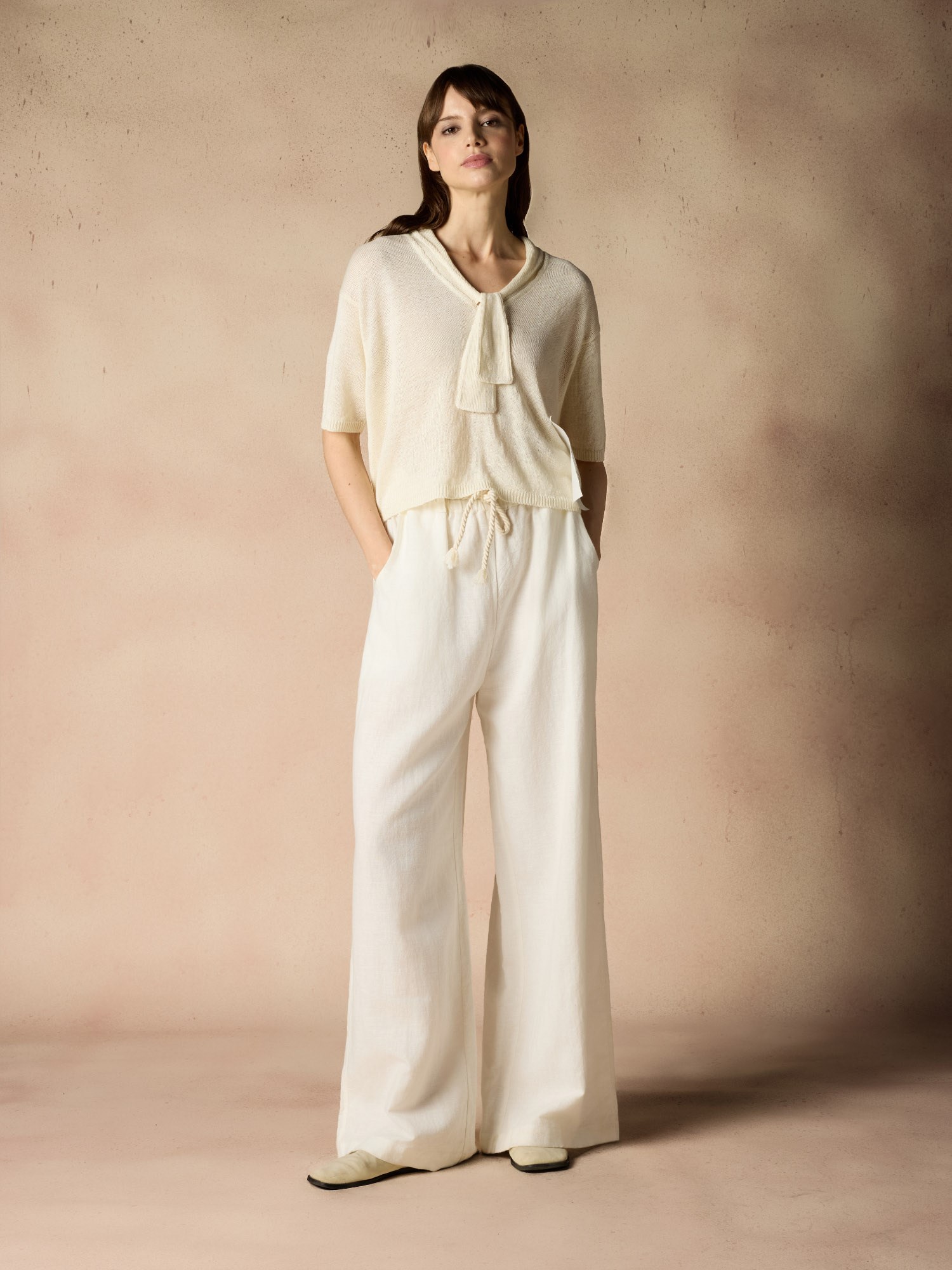 Ballantyne RAW DIAMOND - BLOUSE IN 100% HEMP - COD. B3W275 7CANA 10144