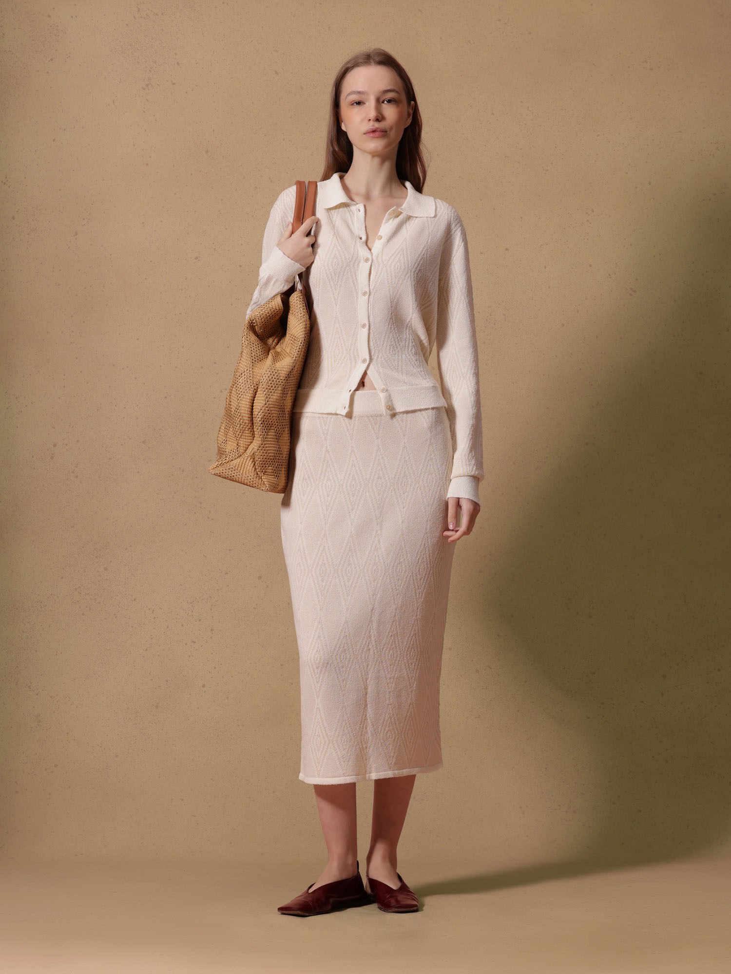 Ballantyne DIAMOND MIDI SKIRT - COD. B1G060 14V01 10034