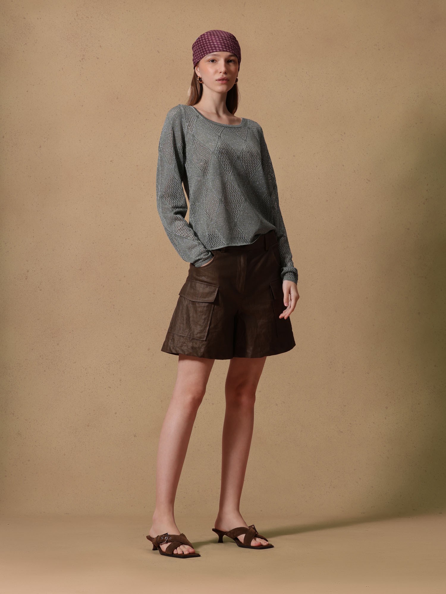 Ballantyne DIAMOND ROUNDNECK JUMPER - COD. B1W212 14V60 12527
