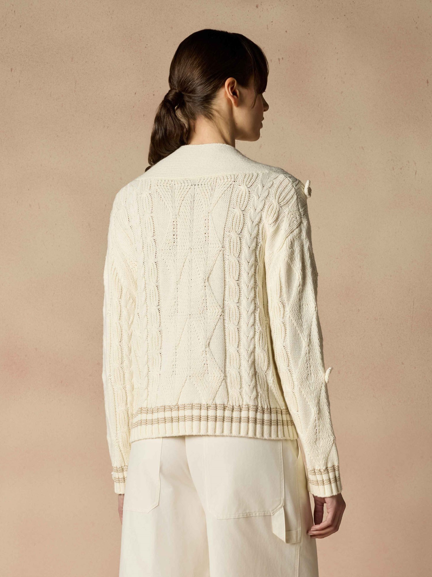 Ballantyne RAW DIAMOND - COTTON AND HEMP CARDIGAN - COD. B3K374 5C008 98135