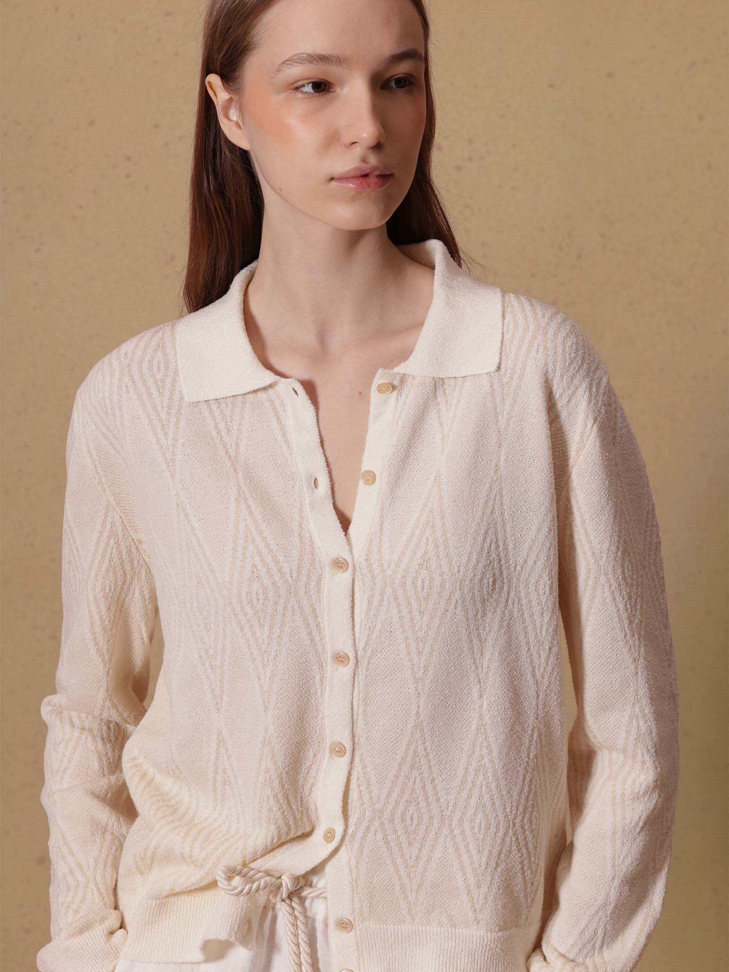 Ballantyne DIAMOND CARDIGAN - COD. B1H034 14V01 10034