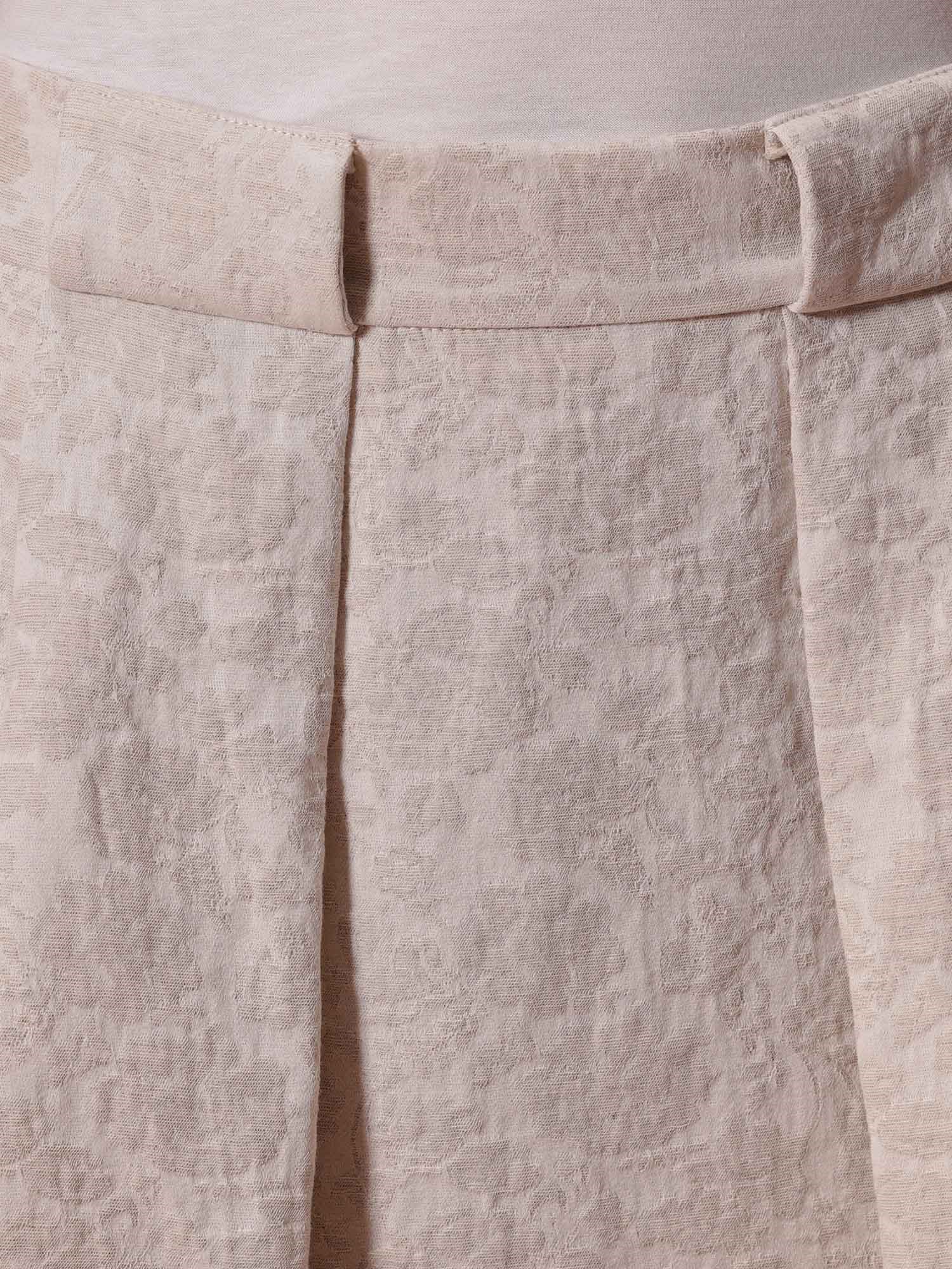 Ballantyne JACQUARD SKIRT IN COTTON AND LINEN - COD. BLG167 JCL00 14304