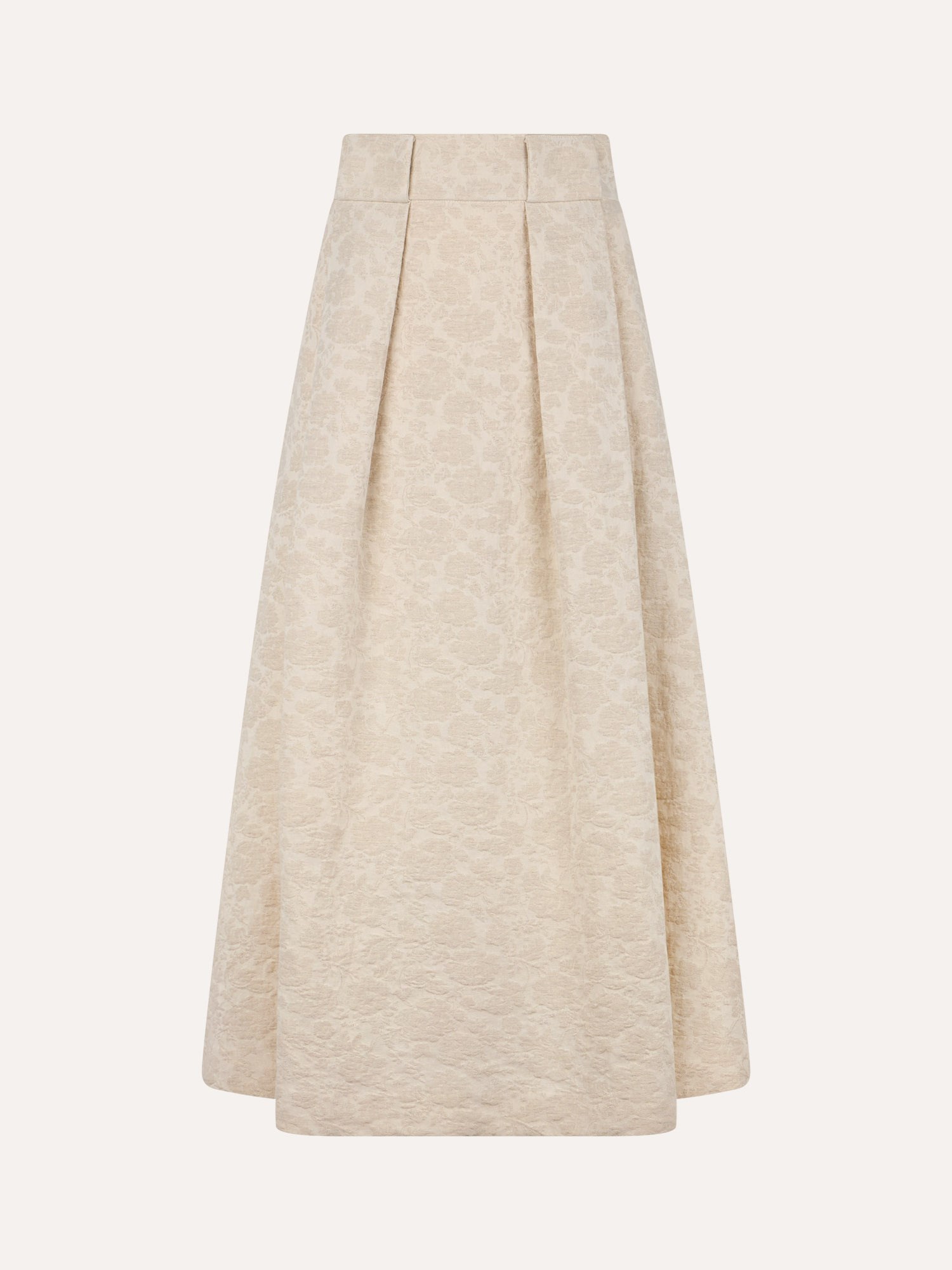 Ballantyne JACQUARD SKIRT IN COTTON AND LINEN - COD. BLG167 JCL00 14304