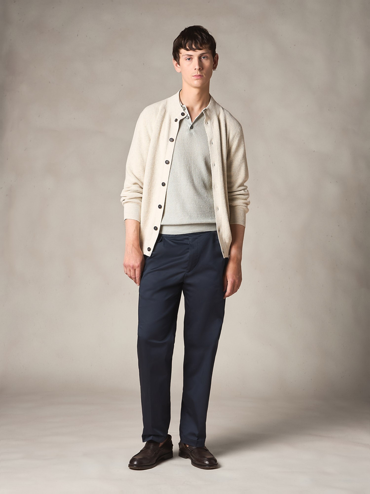 Ballantyne FULL BUTTON COTTON CARDIGAN - COD. B2K126 12C56 94005