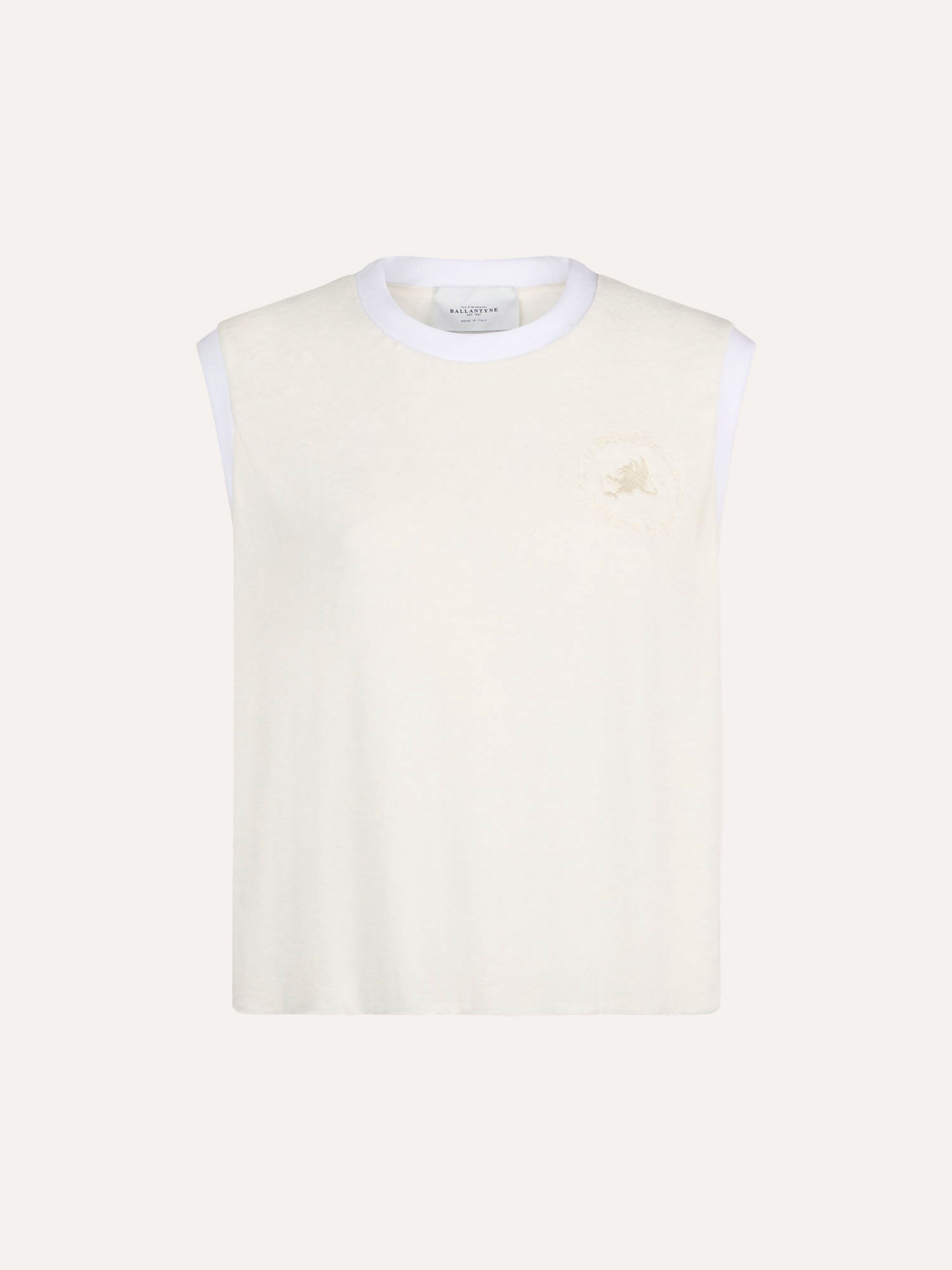 Ballantyne TERRY CLOTH SLEEVELESS TOP - COD. BLW206 UVA45 10144