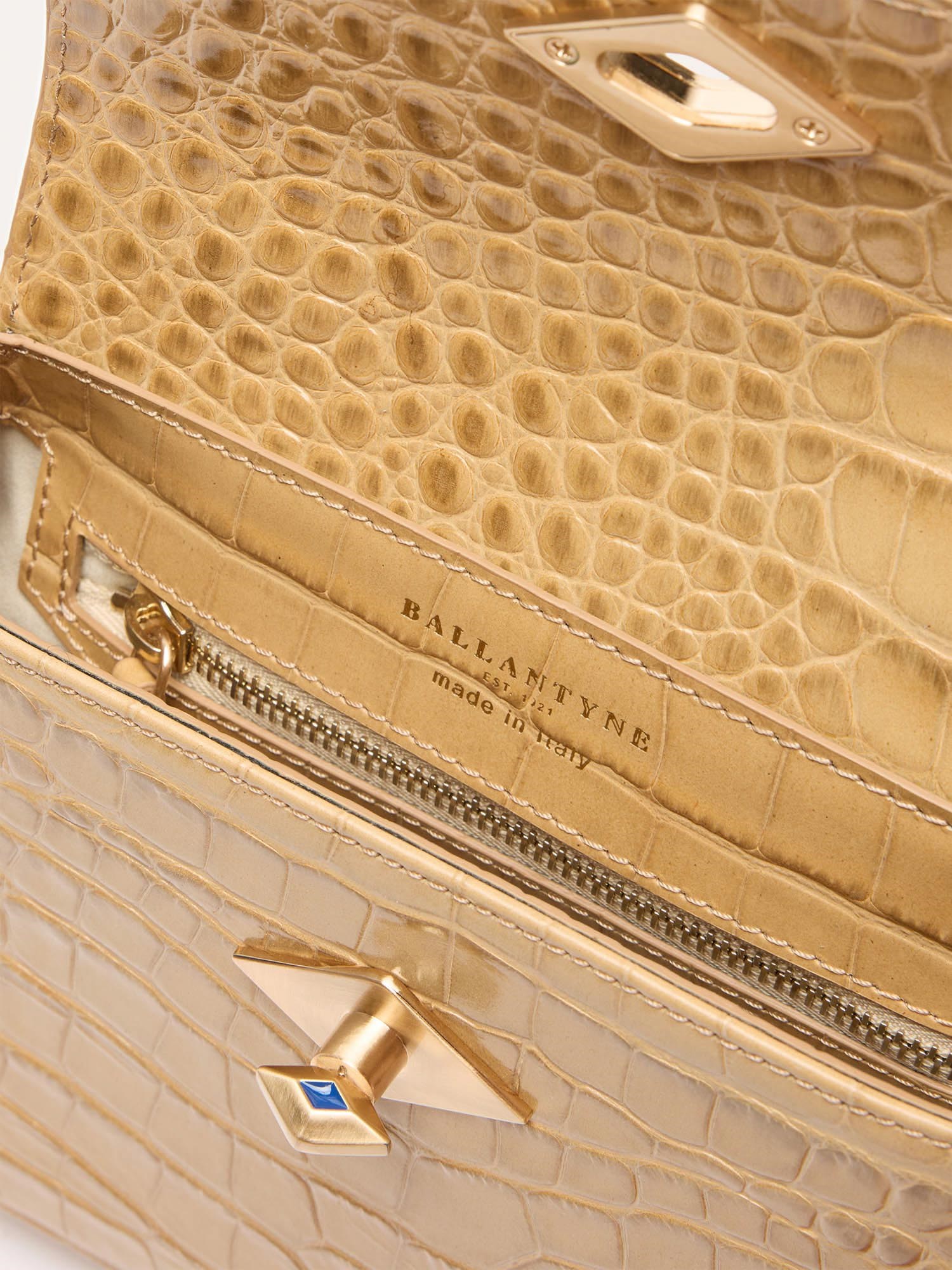 Ballantyne SOPHIE BAG 986 IN CROC LEATHER - COD. BLB986 ULE22 14147