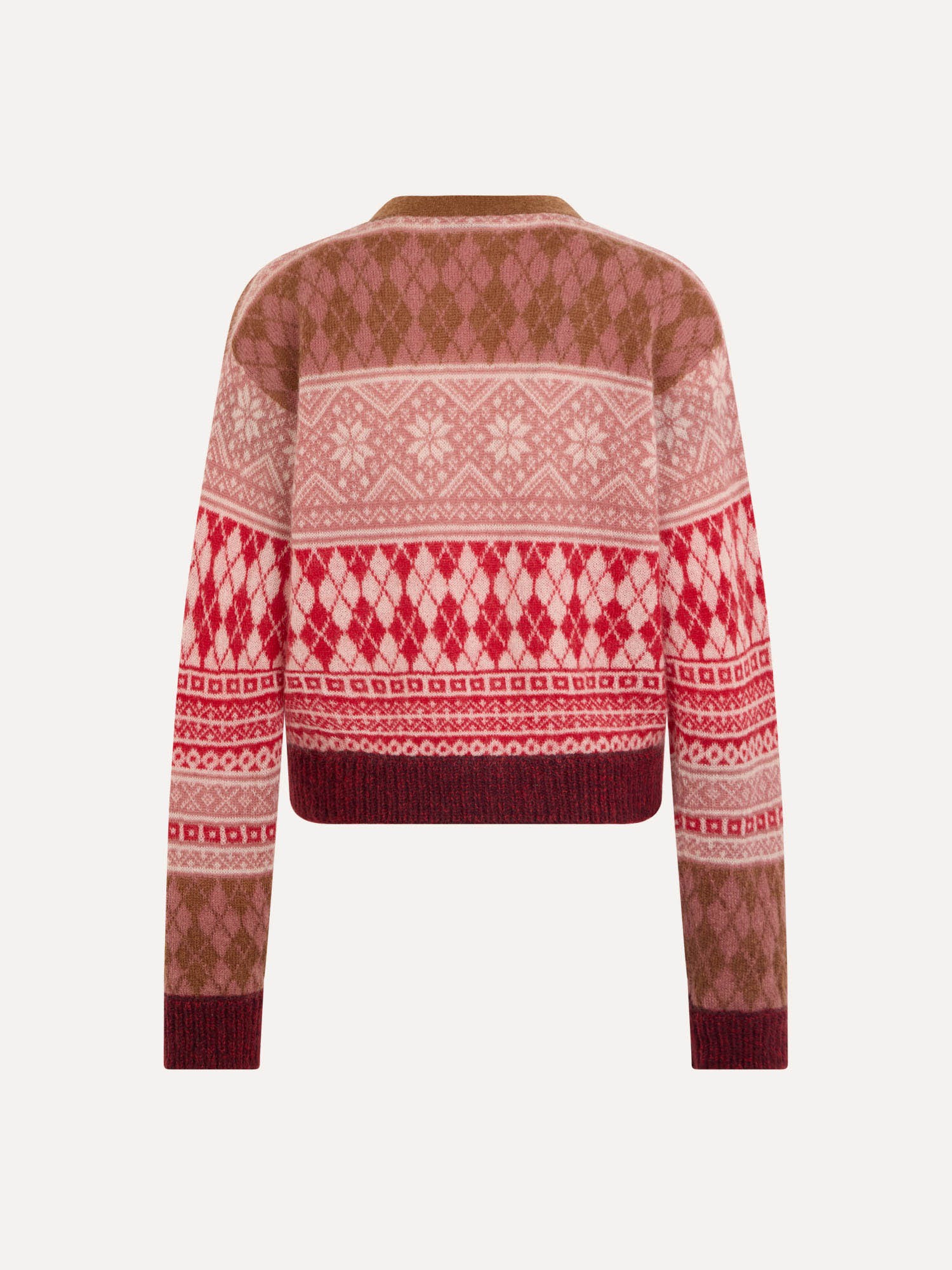 Ballantyne FAIR ISLE JACQUARD CARDIGAN - COD. B1K315 7W119 92179