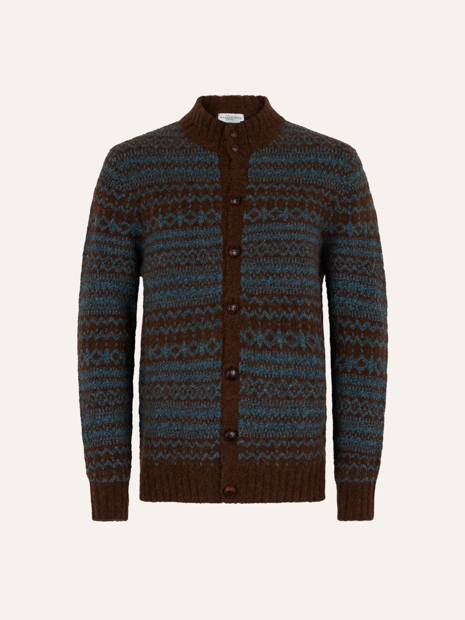 Ballantyne CARDIGAN JACQUARD CON MOTIVO FAIR ISLE - COD. B2K126 5W005 94008