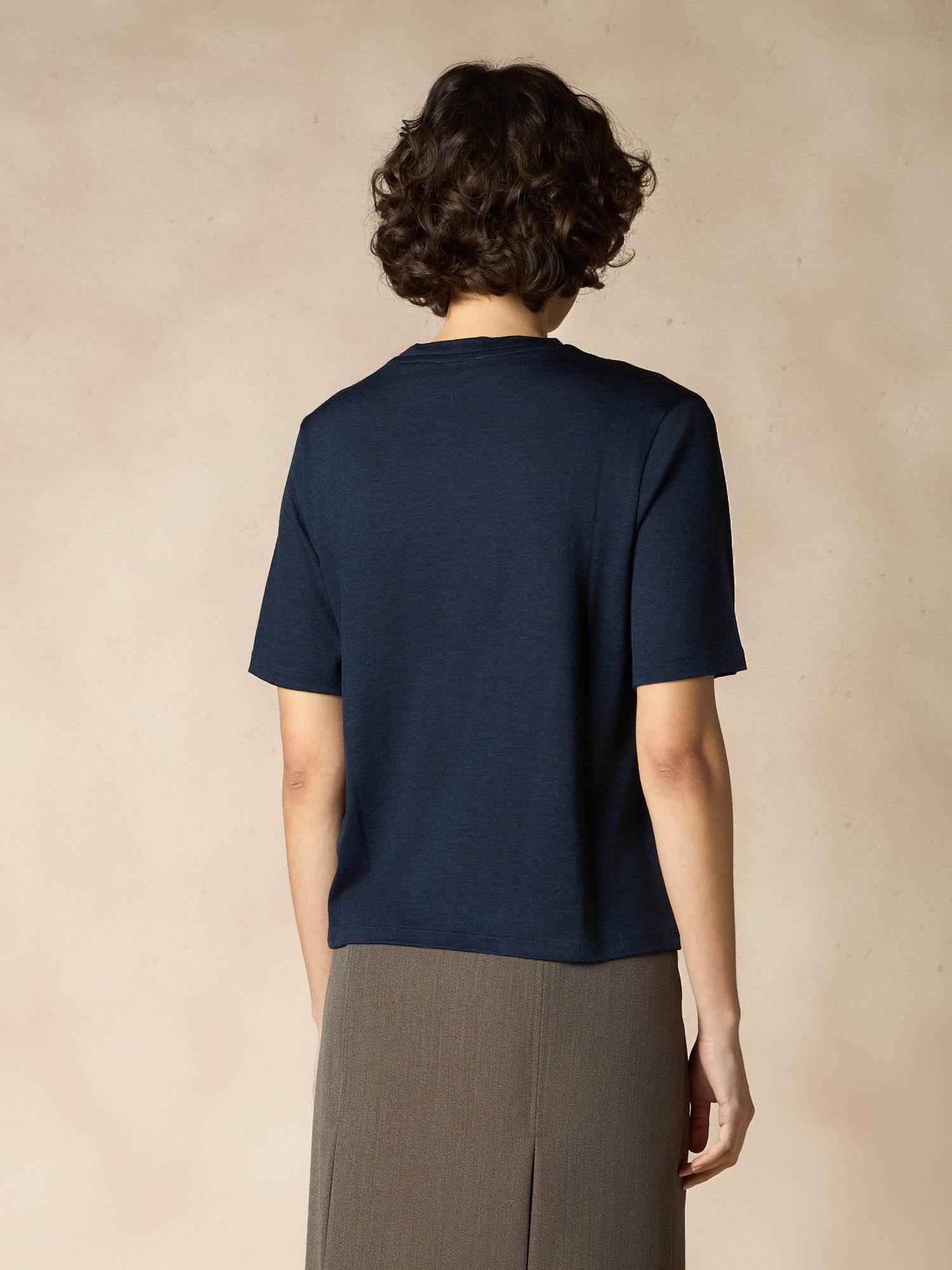 Ballantyne 100% VIRGIN WOOL T-SHIRT - COD. BLW230 ULA05 13777