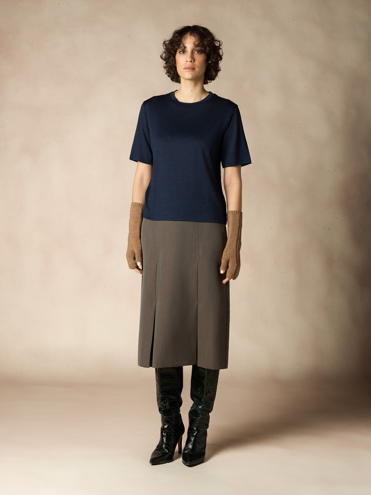 Ballantyne 100% VIRGIN WOOL T-SHIRT - COD. BLW230 ULA05 13777