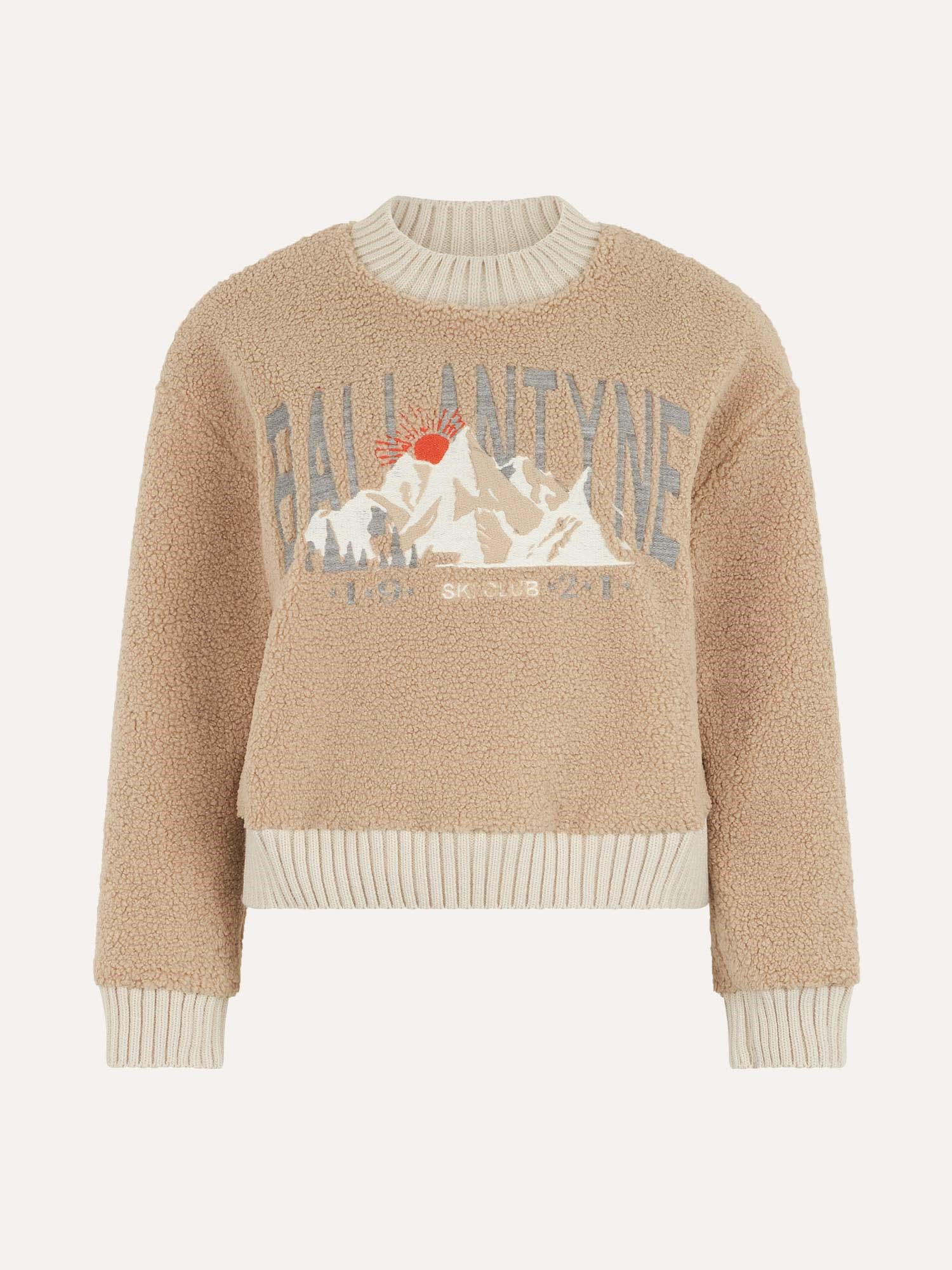 Ballantyne MOUNTAIN EMBROIDERY TEDDY SWEATER - COD. BLW221 UPL46 14267