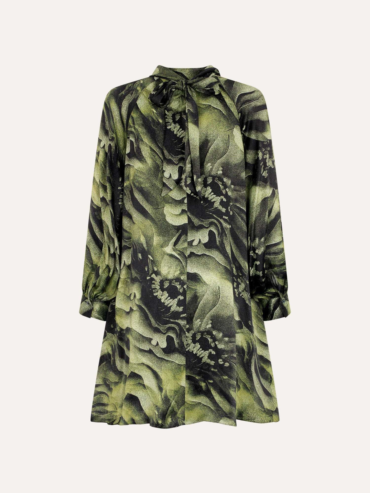 Ballantyne MINIKLEID AUS SATIN MIT LANGEN ÄRMELN - COD. BLD250 SVI10 72501