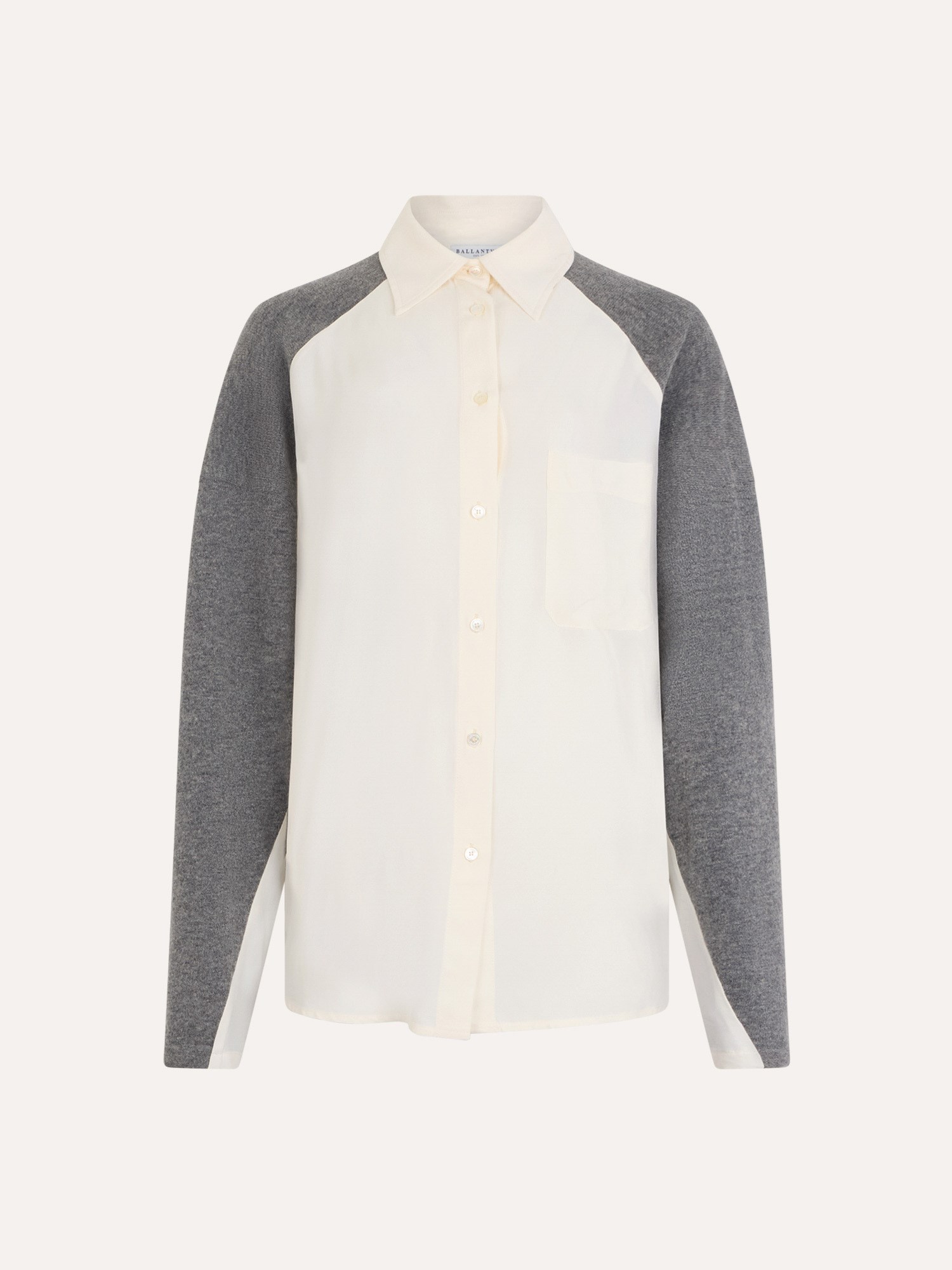 Ballantyne CAMICIA OVER CON INSERTI A CONTRASTO - COD. BLH200 UVI11 78029