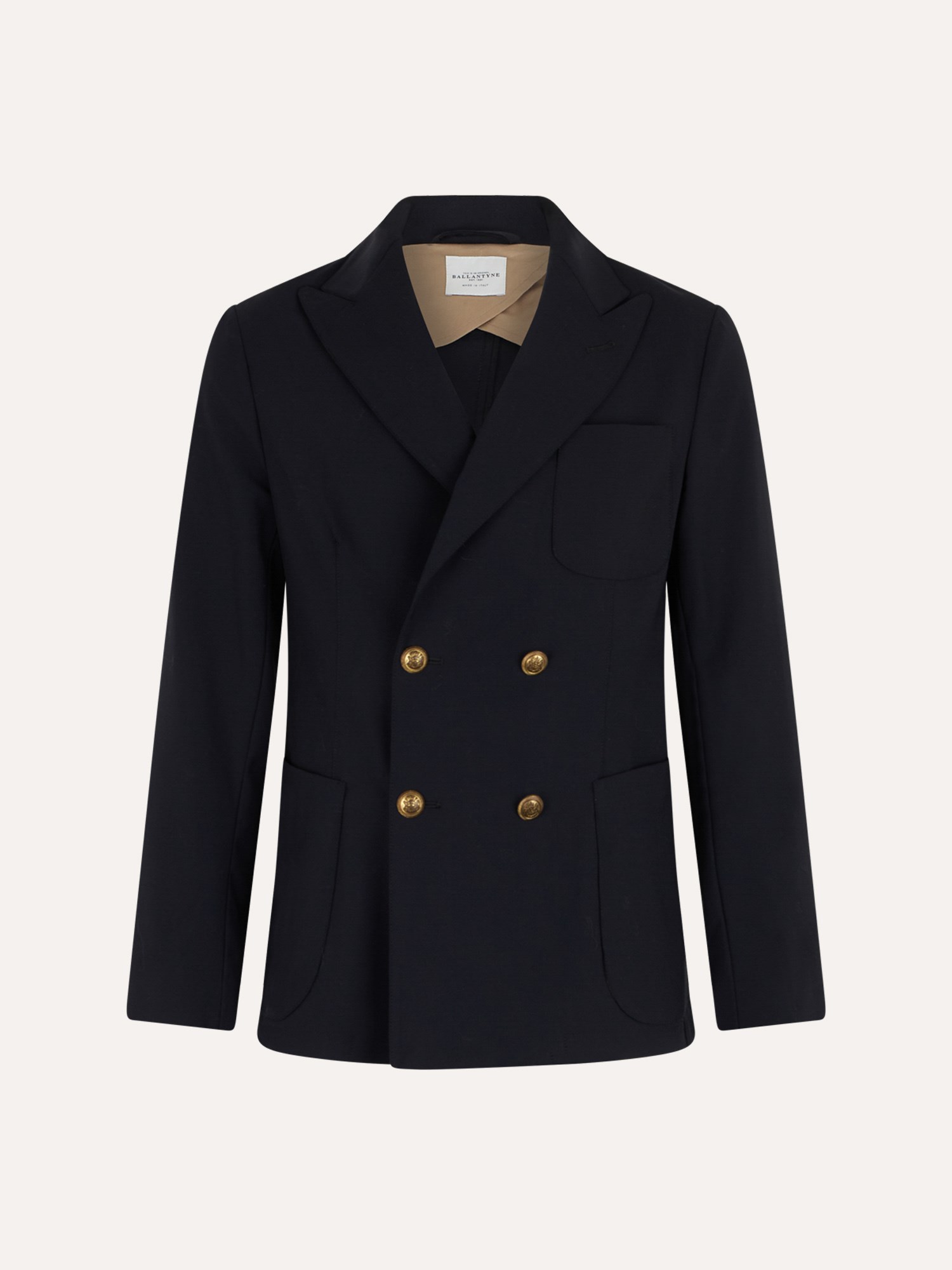 Ballantyne UNLINED DOUBLE-BREASTED BLAZER WITH GOLD-TONE BUTTONS - COD. BMJ040 UPR11 13777