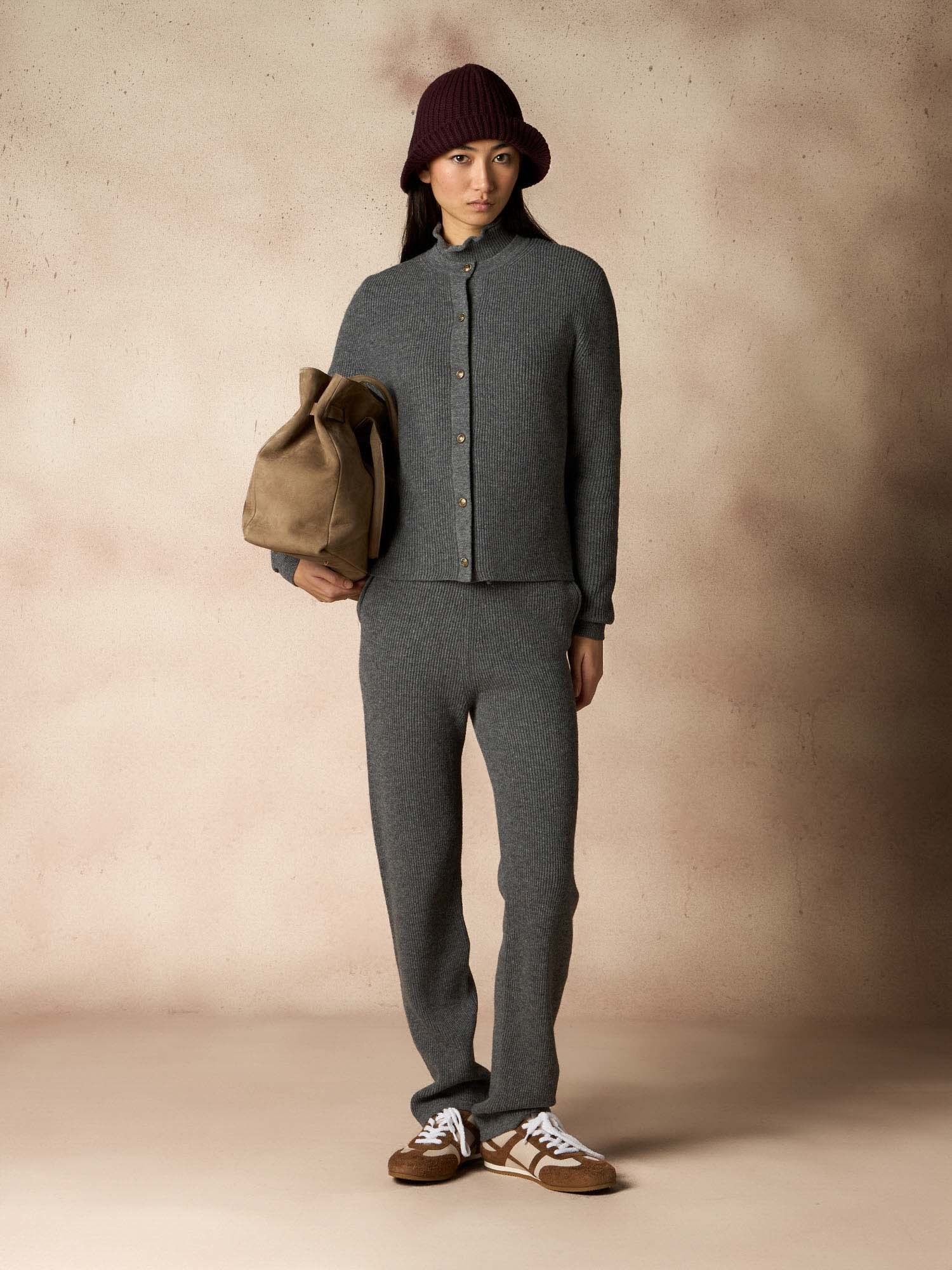 Ballantyne RIBBED WOOL CARDIGAN - COD. B1K387 12W04 00920