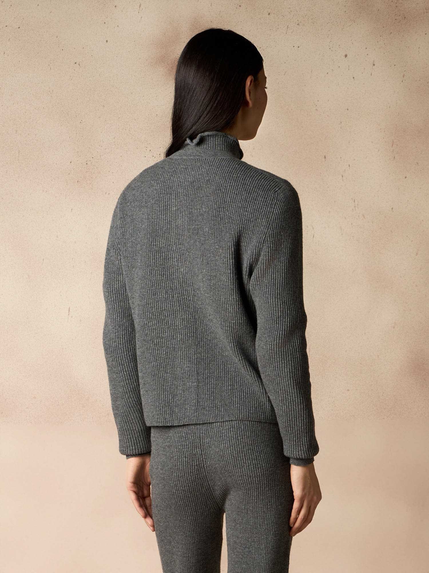 Ballantyne RIBBED WOOL CARDIGAN - COD. B1K387 12W04 00920
