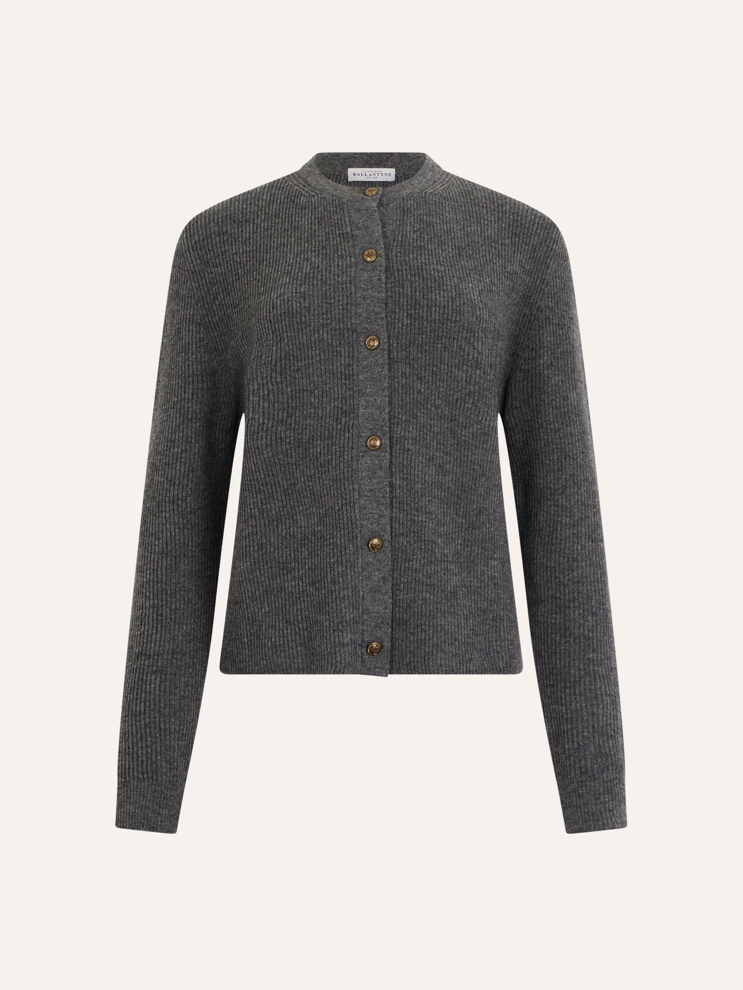 Ballantyne RIBBED WOOL CARDIGAN - COD. B1K387 12W04 00920