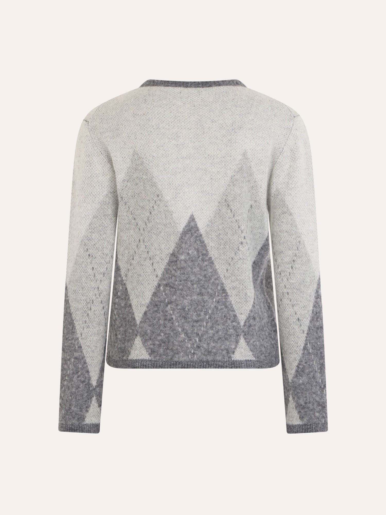 Ballantyne DIAMOND CARDIGAN IN MOHAIR WOOL - COD. B1K382 7W010 95206