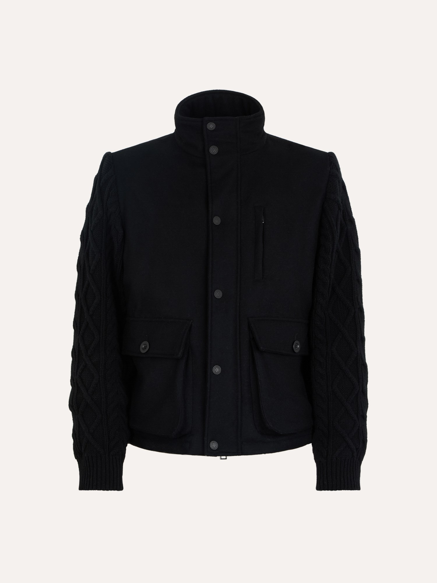 Ballantyne JACKE MIT STRICKDETAILS AUS WOLLE UND KASCHMIR - COD. BMJ042 UWP00 15517