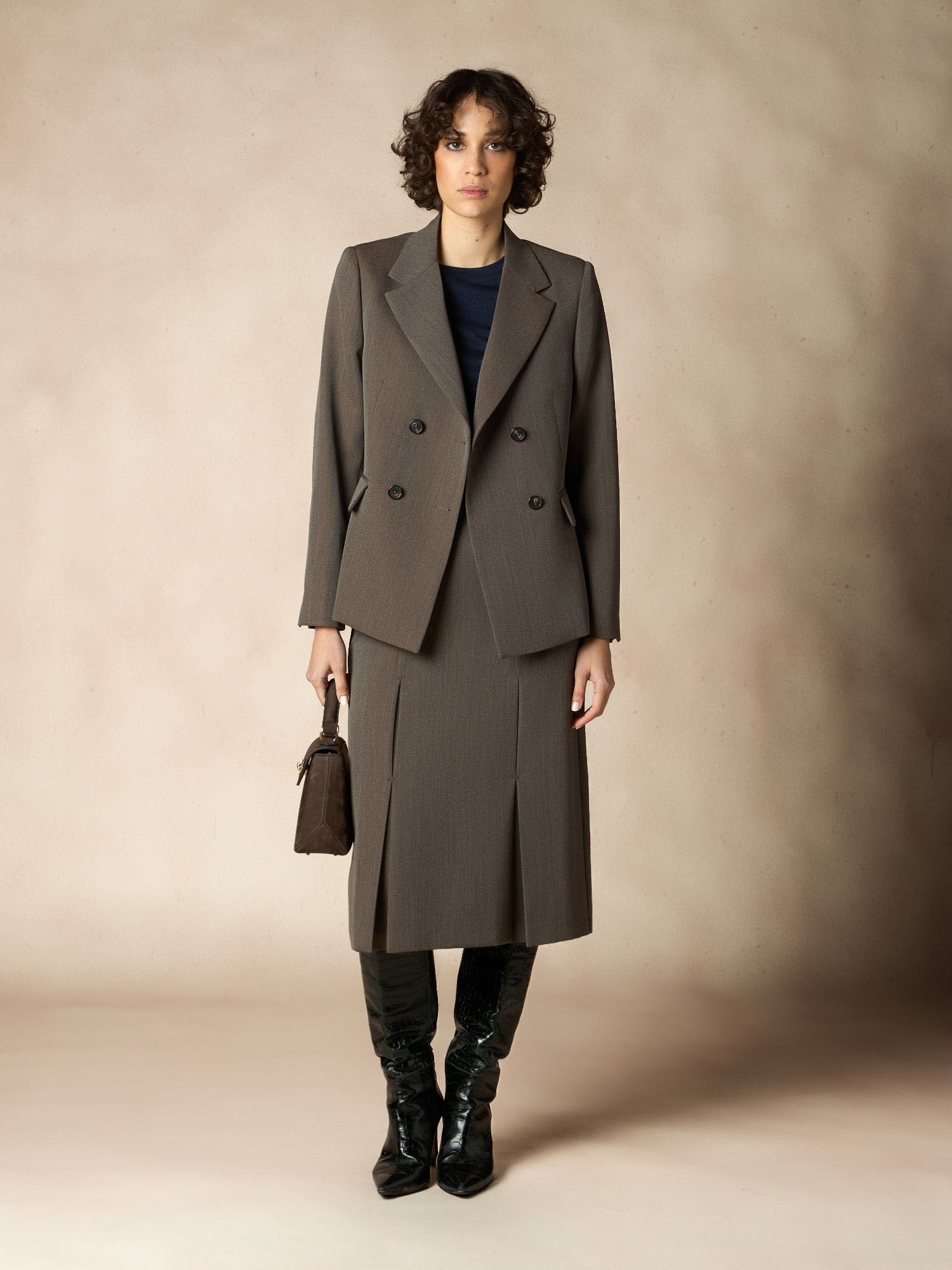 Ballantyne ZWEIREIHIGE JACKE AUS 100% SCHURWOLLE - COD. BLJ058 UWLQ2 14757