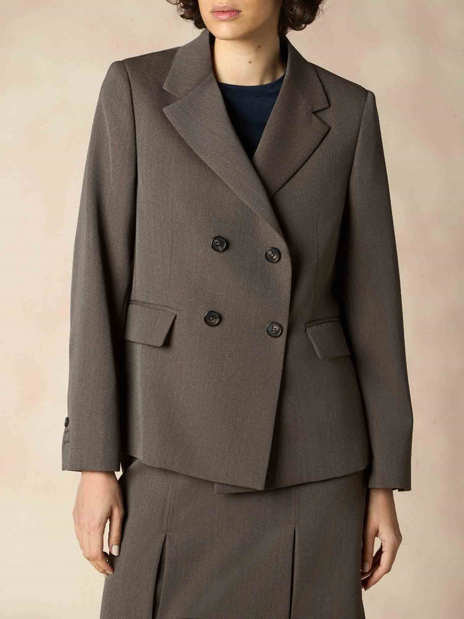 Ballantyne ZWEIREIHIGE JACKE AUS 100% SCHURWOLLE - COD. BLJ058 UWLQ2 14757