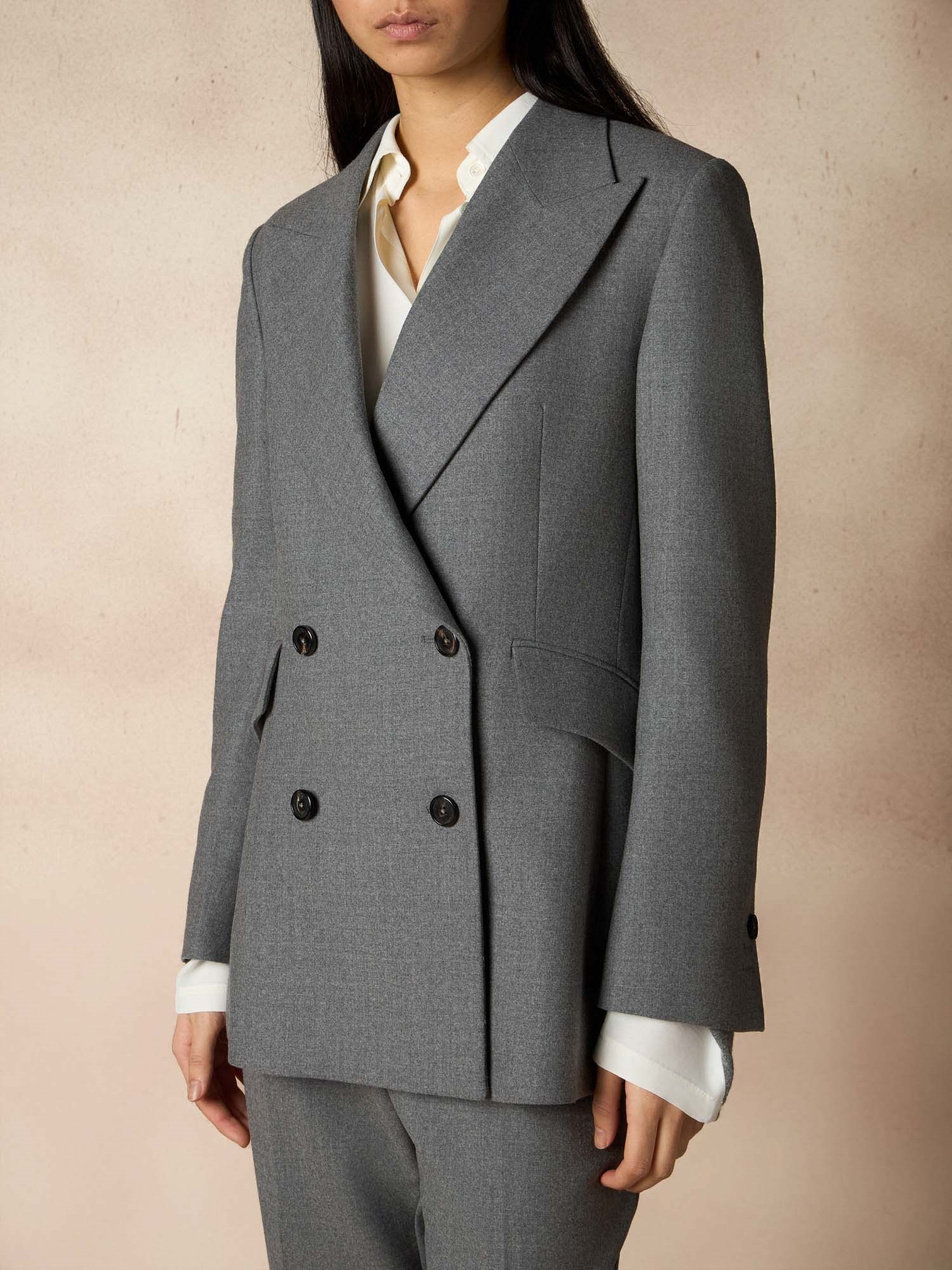 Ballantyne ZWEIREIHIGE JACKE AUS SCHURWOLLE - COD. BLJ016 UWUNI 00920