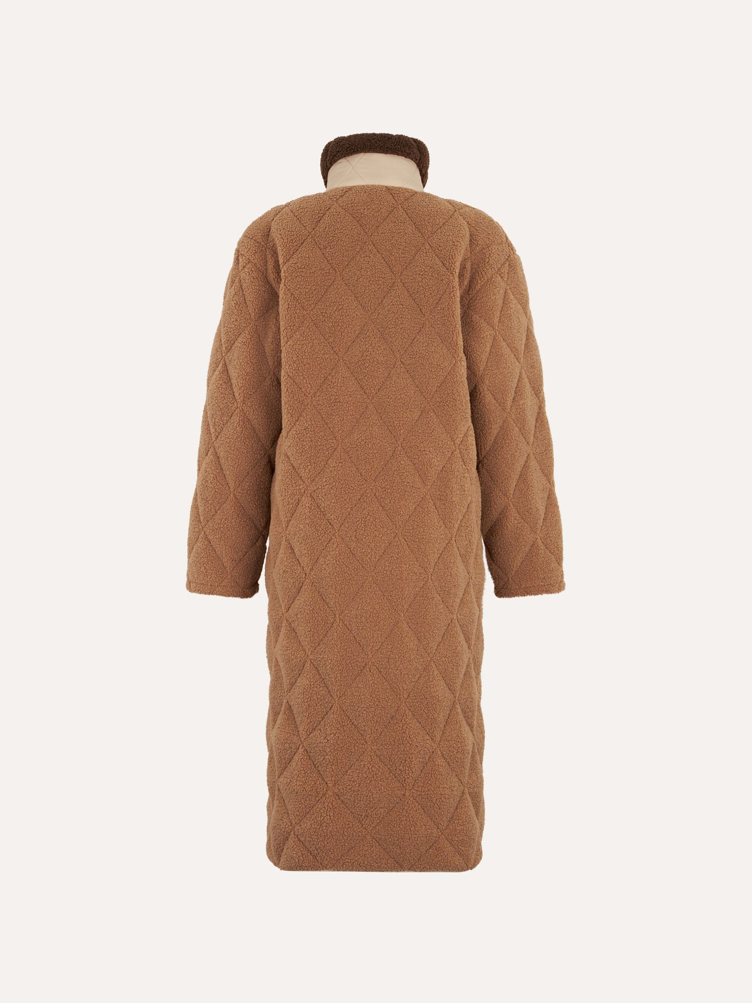 Ballantyne LANGER TEDDYMANTEL MIT DIAMANTSTICHEN - COD. BLW233 UPL46 14795