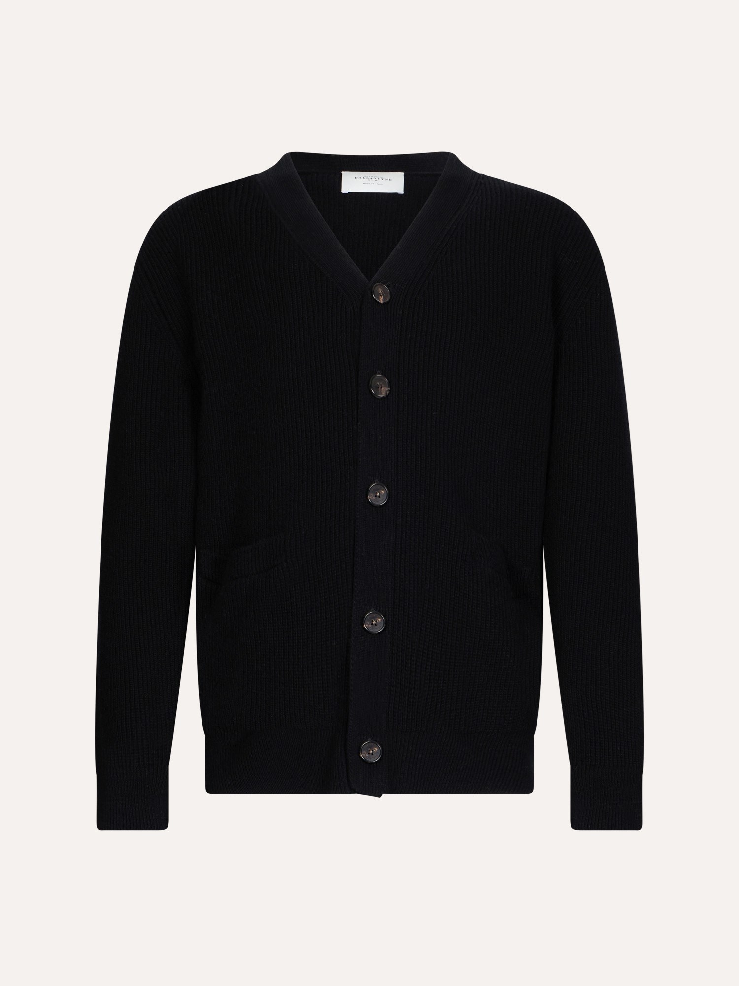 Ballantyne V-NECK CARDIGAN IN 100% WOOL - COD. B2K001 7W067 15517