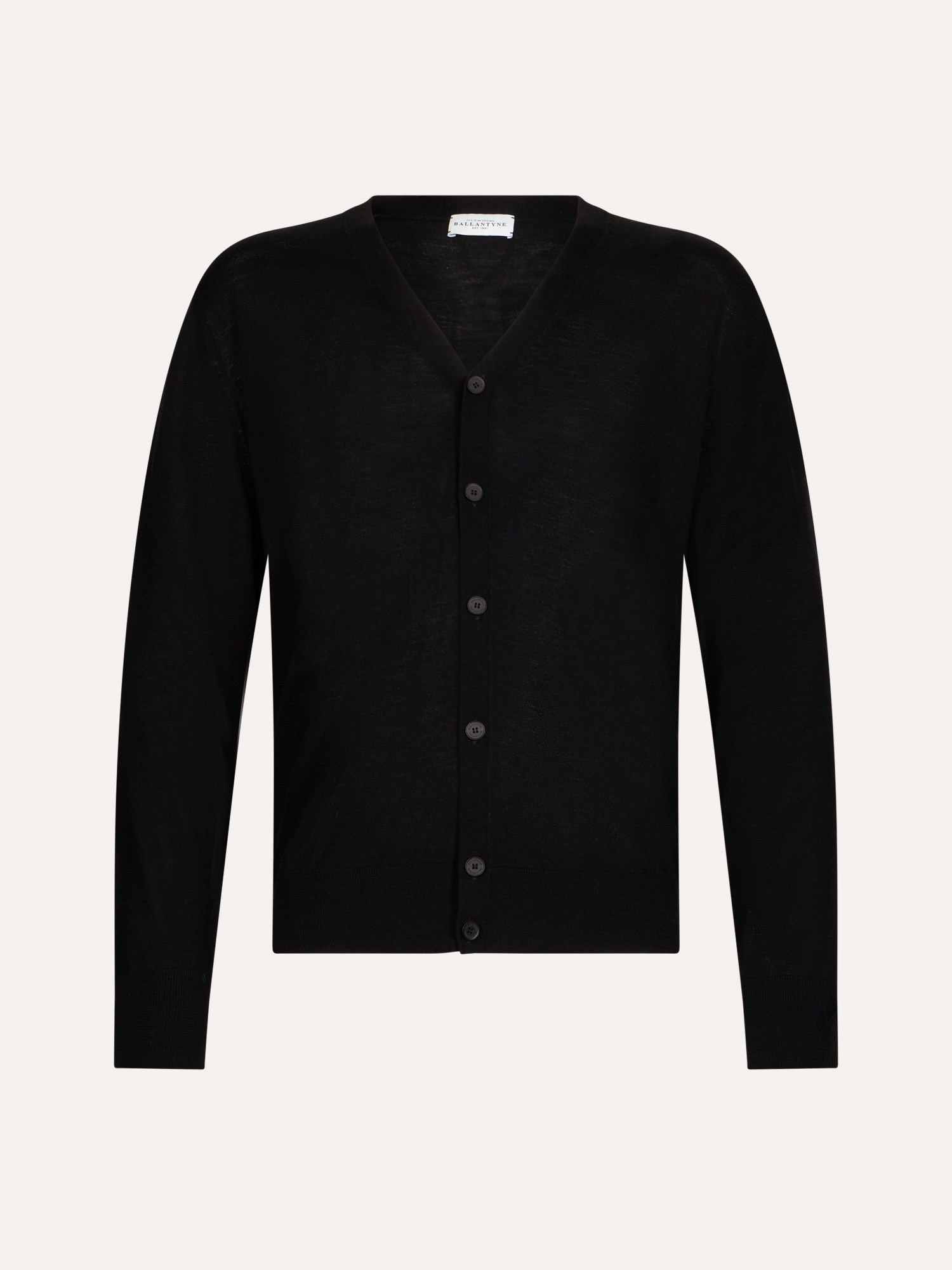Ballantyne V-NECK CARDIGAN IN 100% BASOLAN WOOL - COD. B2K001 16W02 15517