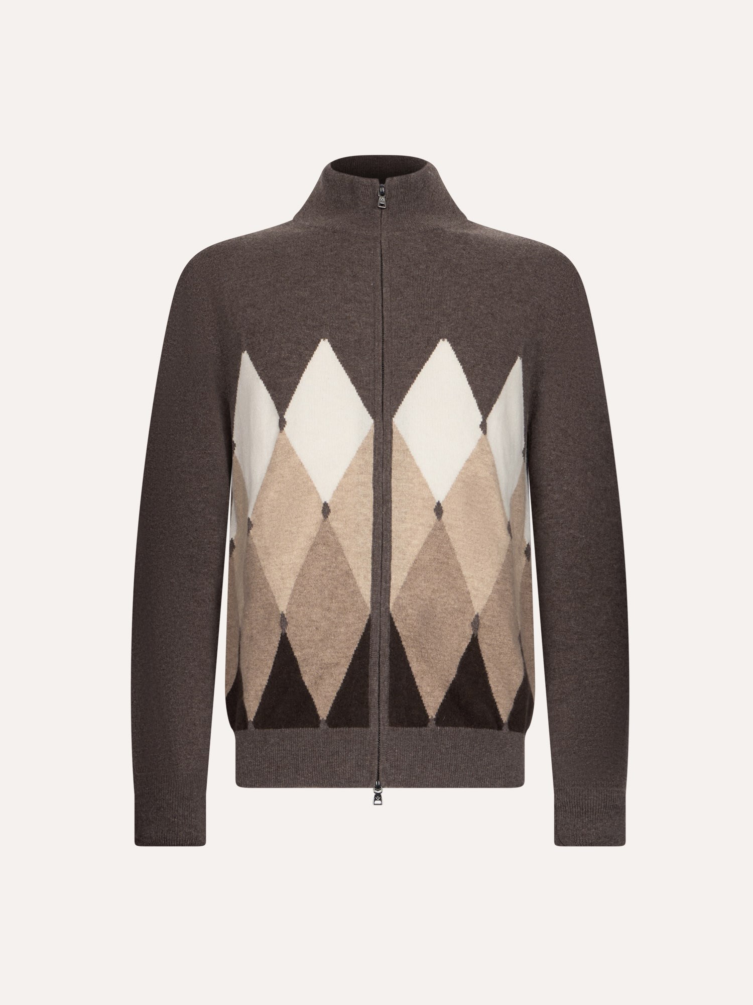 Ballantyne STRICKJACKE MIT DIAMANTREISSVERSCHLUSS AUS 100 % KASCHMIR - COD. B2K036 12KA8 94500