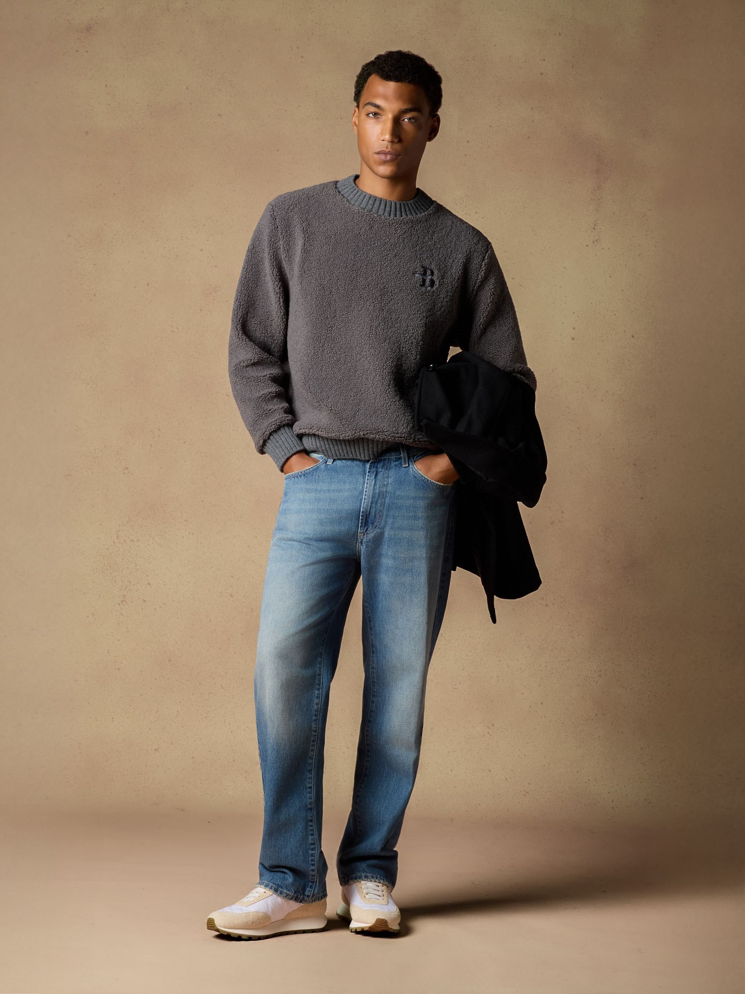 Ballantyne TEDDY-SWEATSHIRT MIT RUNDHALSAUSSCHNITT - COD. BMW185 UPL46 00920