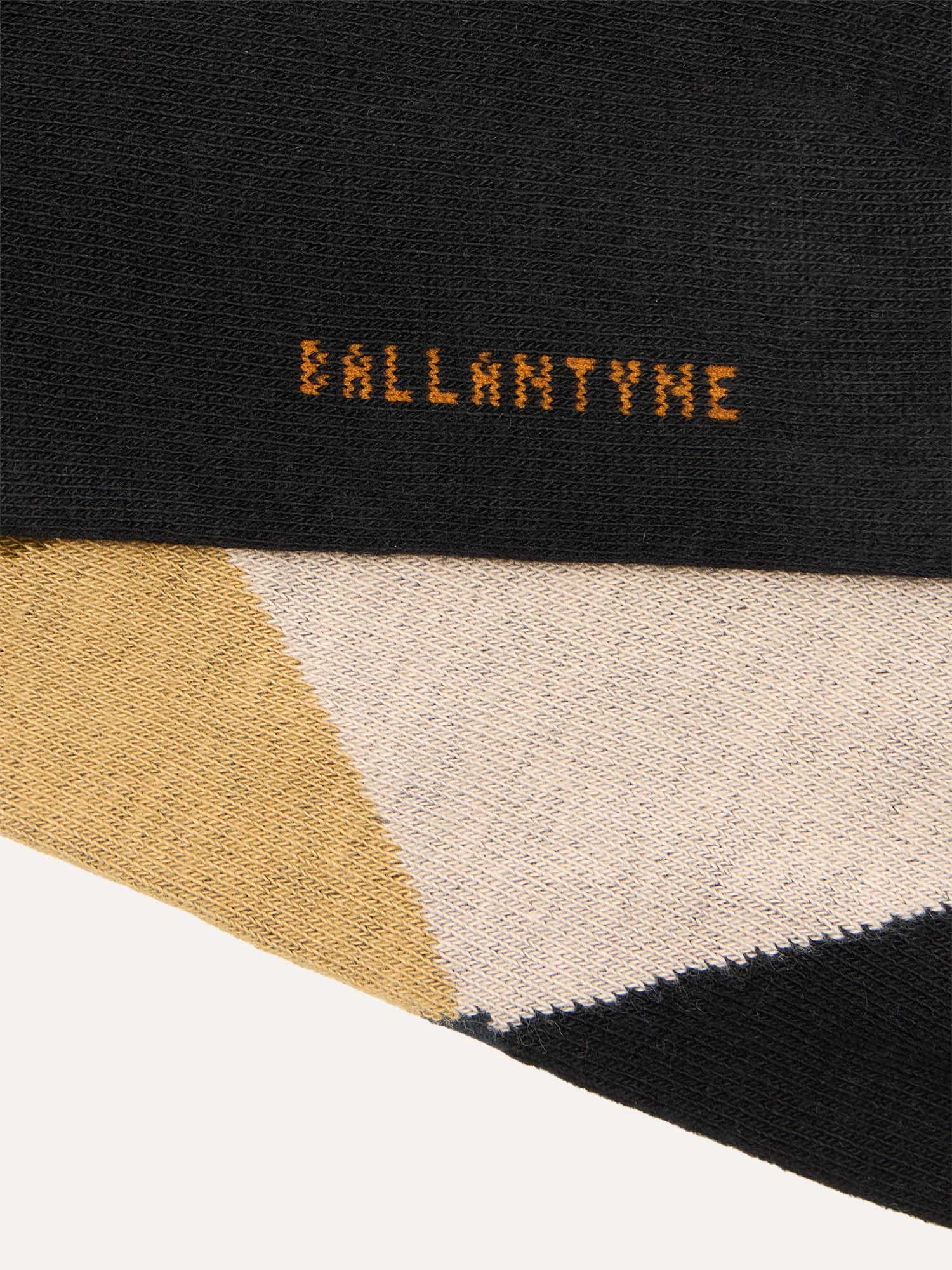 Ballantyne MID-CALF COTTON DIAMOND SOCKS - COD. BLX020 14CT1 95800