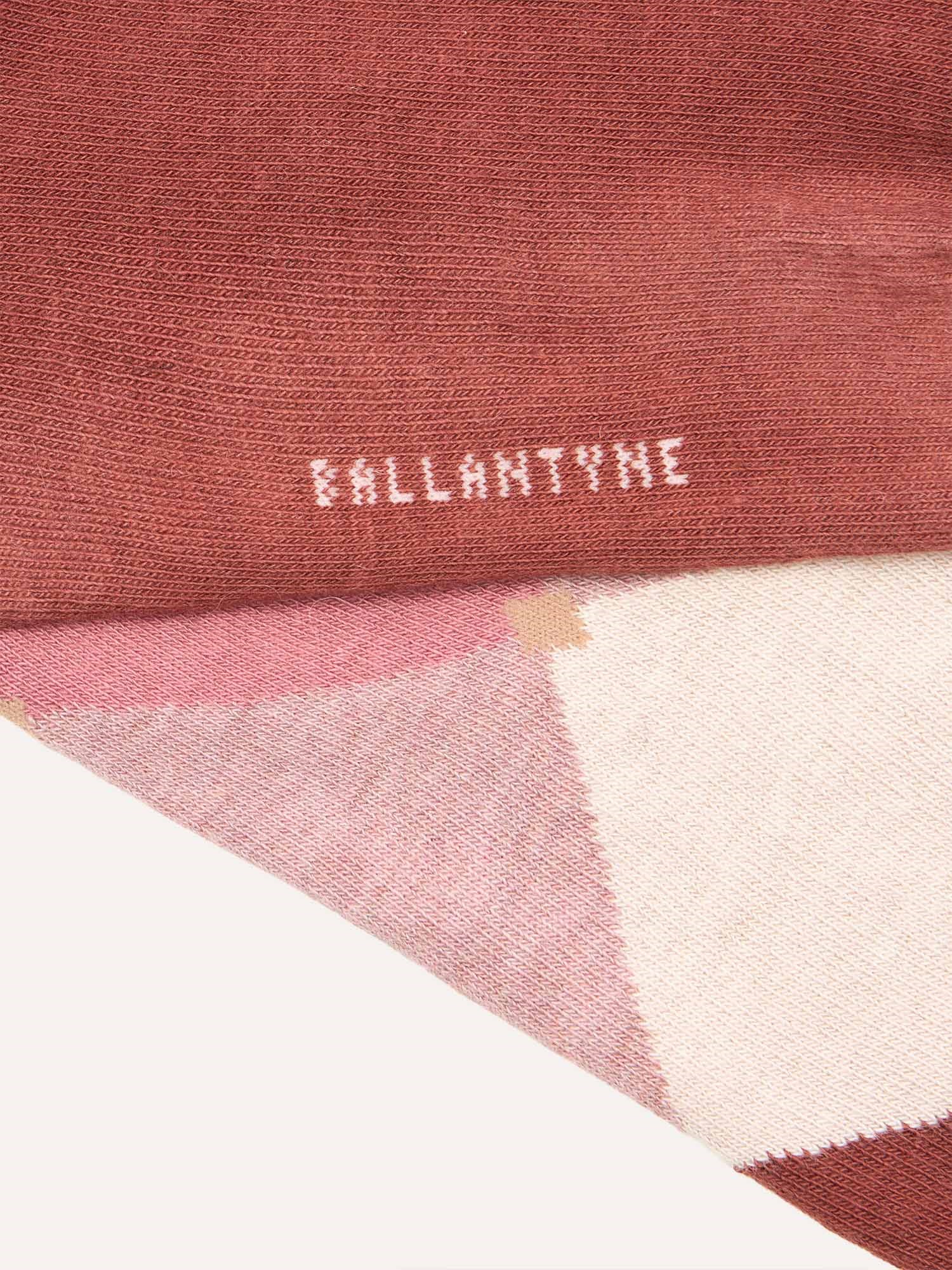 Ballantyne MID-CALF COTTON DIAMOND SOCKS - COD. BLX020 14CT1 94511