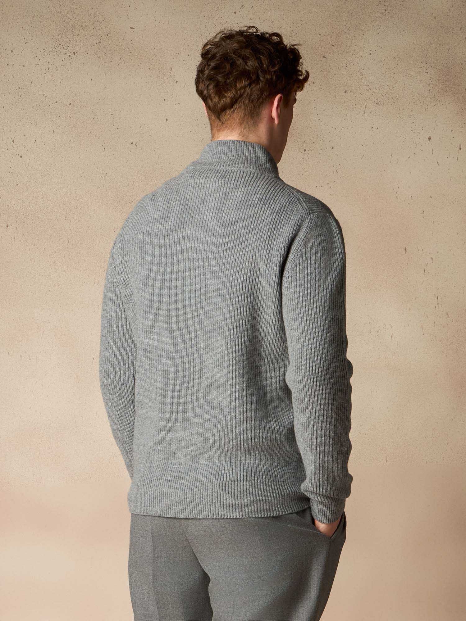 Ballantyne PULLOVER AUS REINER WOLLE MIT HALBEM REISSVERSCHLUSS - COD. B2P200 7W067 15125