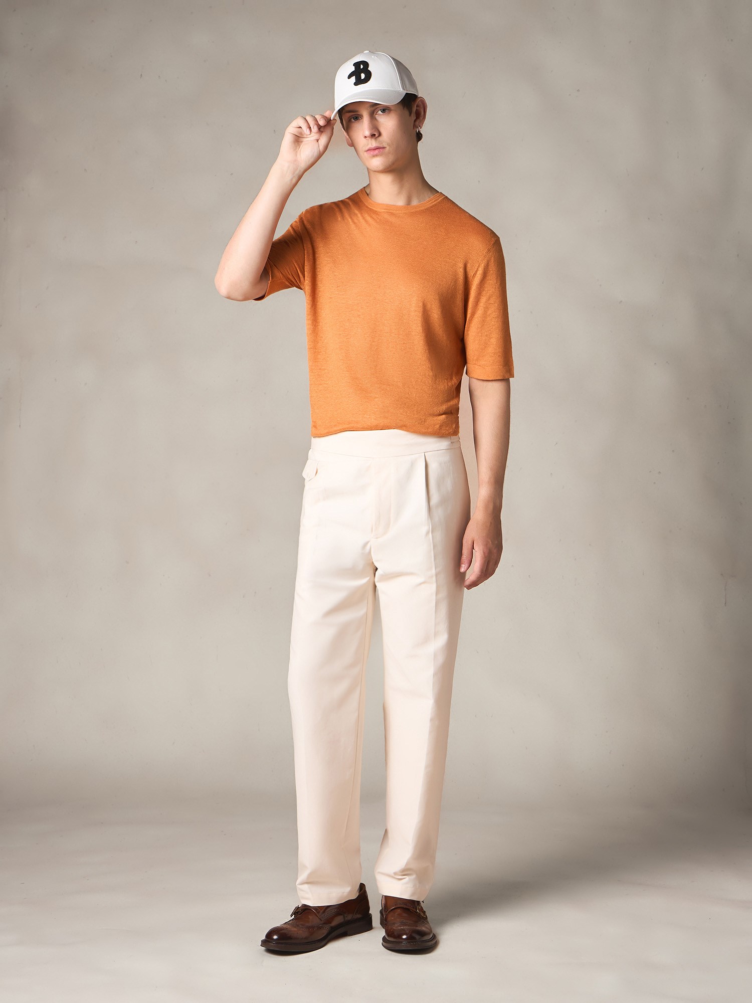 Ballantyne PURE LINEN T-SHIRT - COD. B2W025 14L14 11549