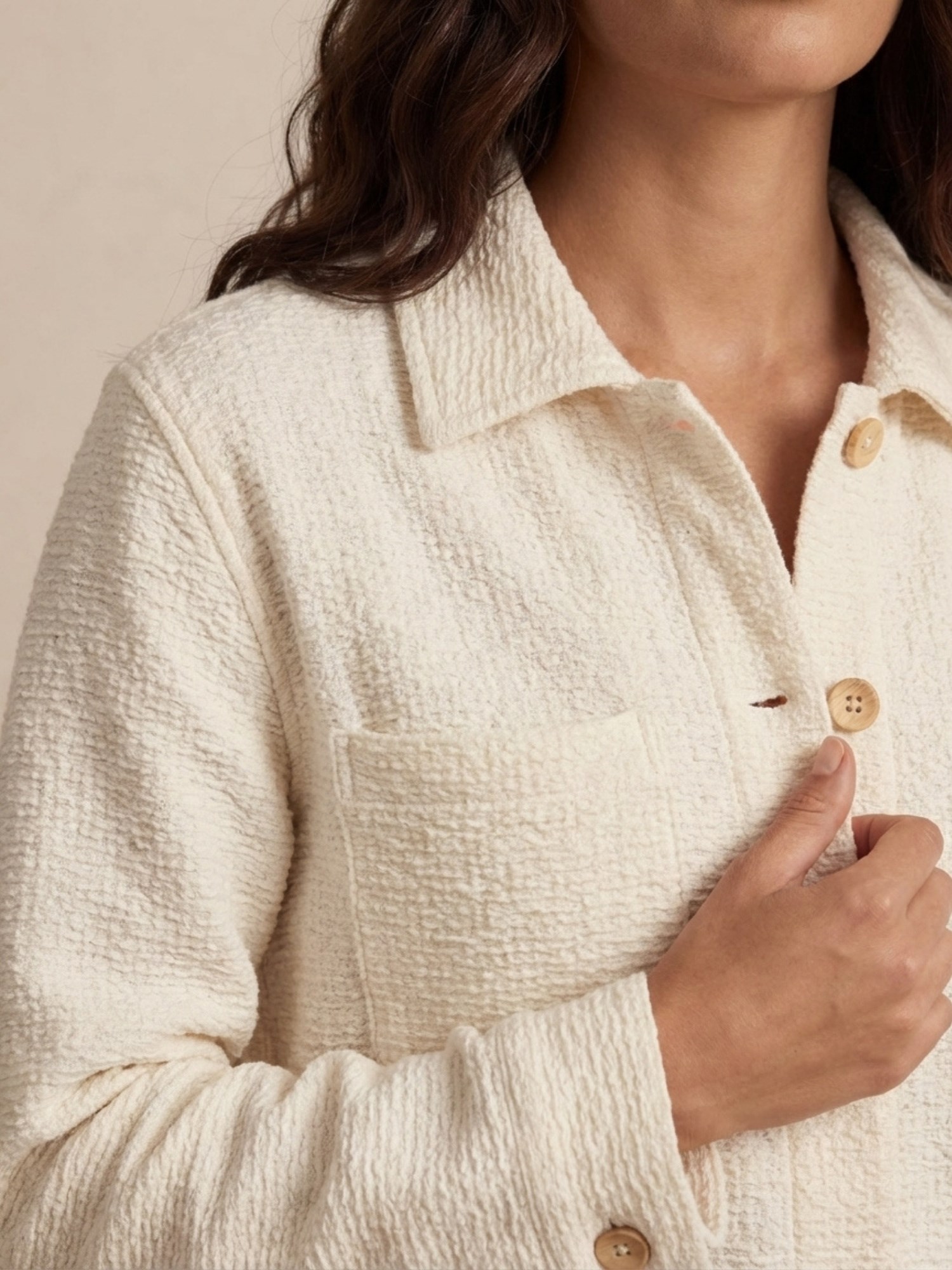 Ballantyne JACKET IN LINEN COTTON BLEND - COD. BLC069 KLR00 10156