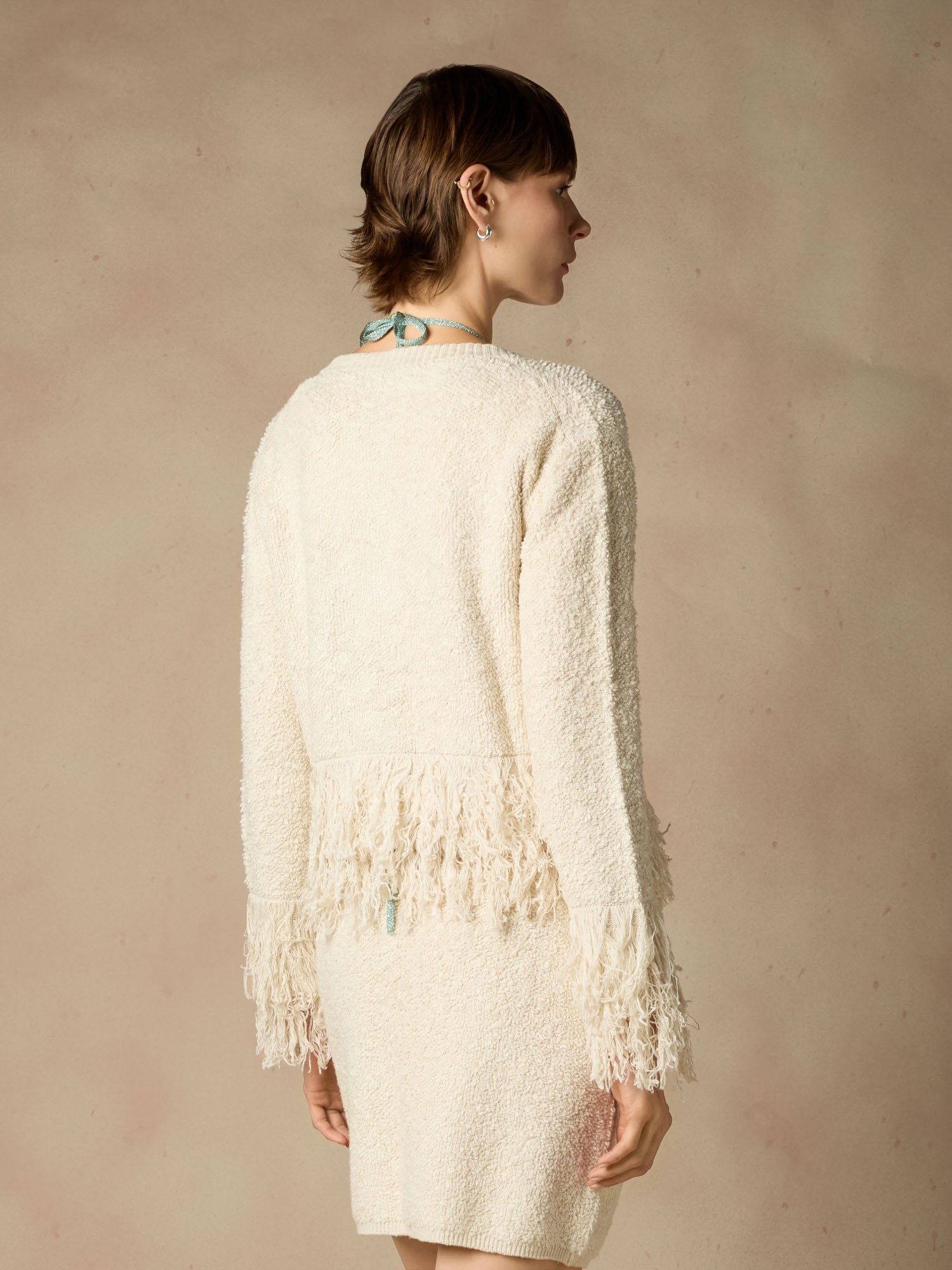 Ballantyne FUR STITCH CARDIGAN - COD. B1K402 7C012 10144