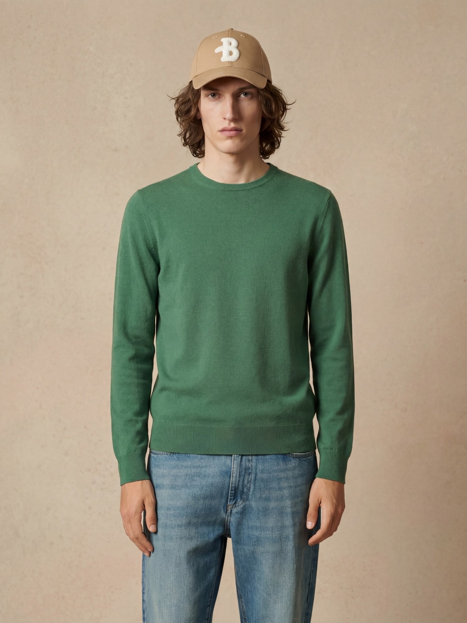 Ballantyne JUMPER IN COTTON CASHMERE BLEND 14 GAUGE - COD. B2P000 14C10 12943