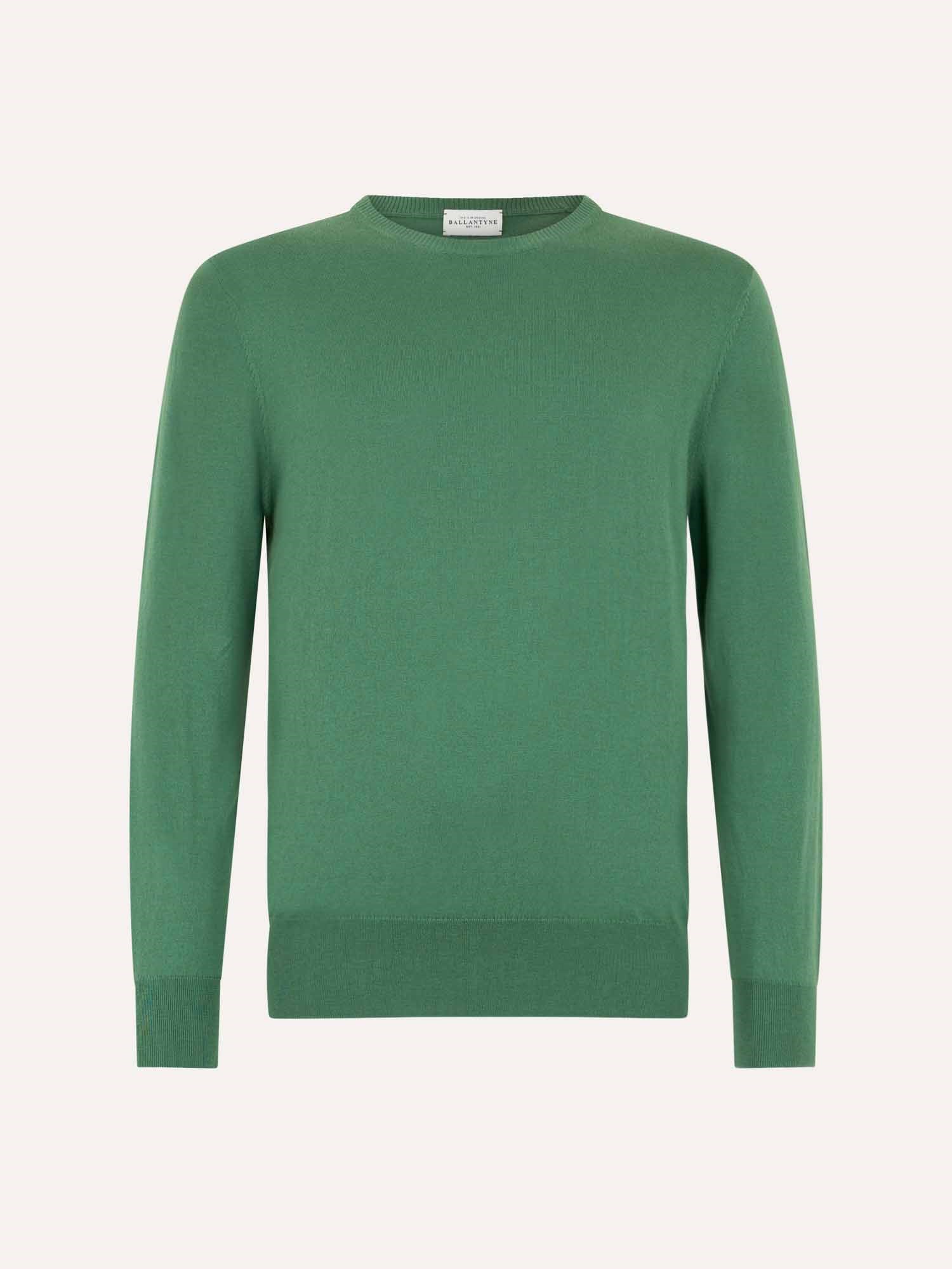 Ballantyne JUMPER IN COTTON CASHMERE BLEND 14 GAUGE - COD. B2P000 14C10 12943