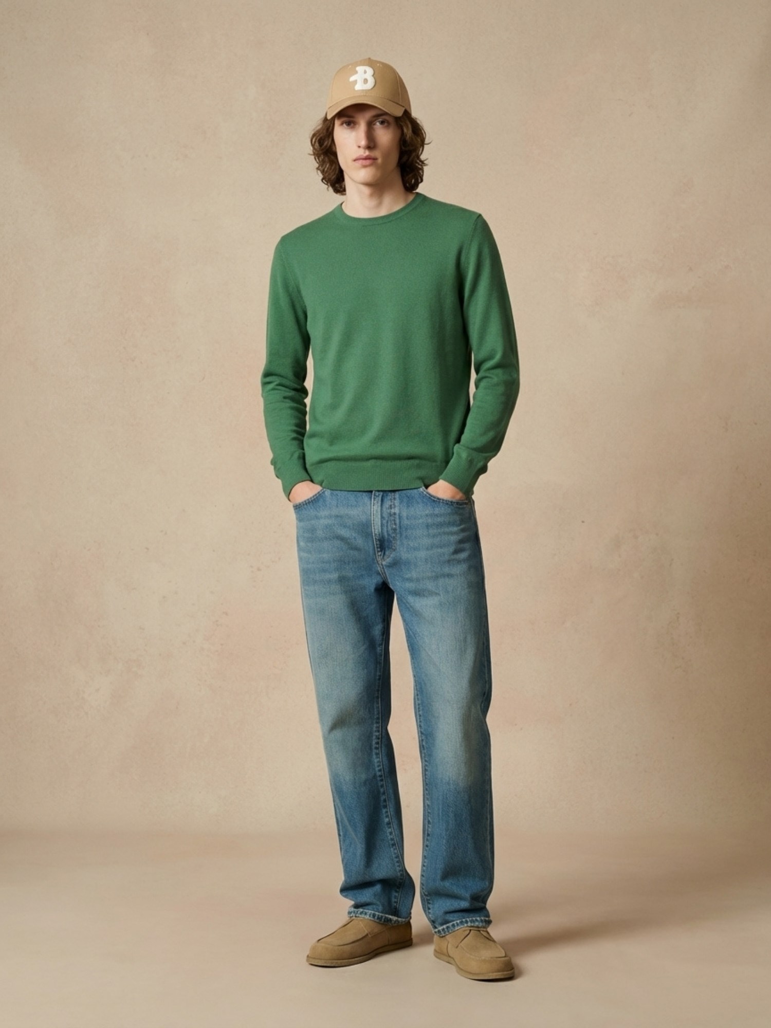 Ballantyne JUMPER IN COTTON CASHMERE BLEND 14 GAUGE - COD. B2P000 14C10 12943