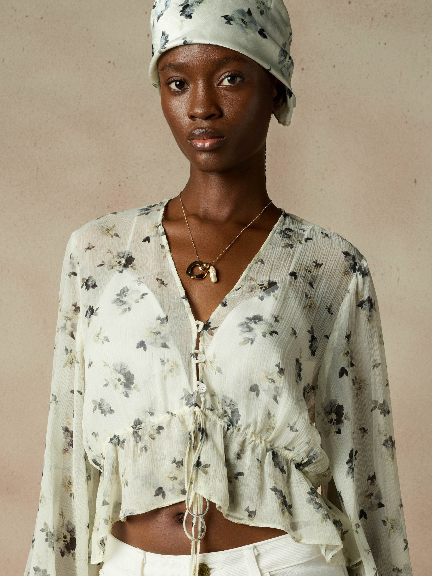 Ballantyne FLORAL BLOUSE IN PURE SILK - COD. BLW257 SSI20 75006