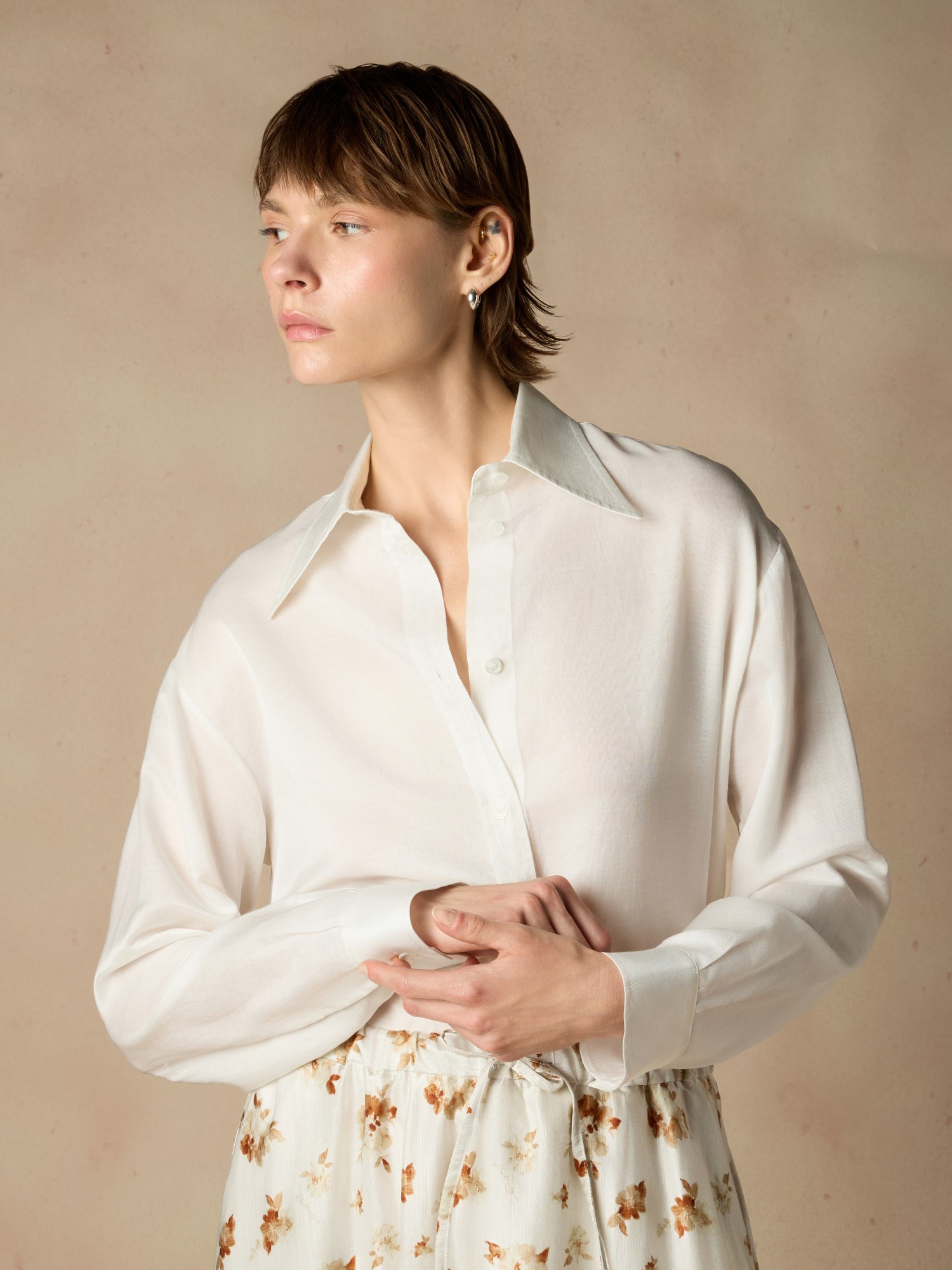 Ballantyne CAMICIA IN SETA E COTONE - COD. BLH180 UCS01 10014